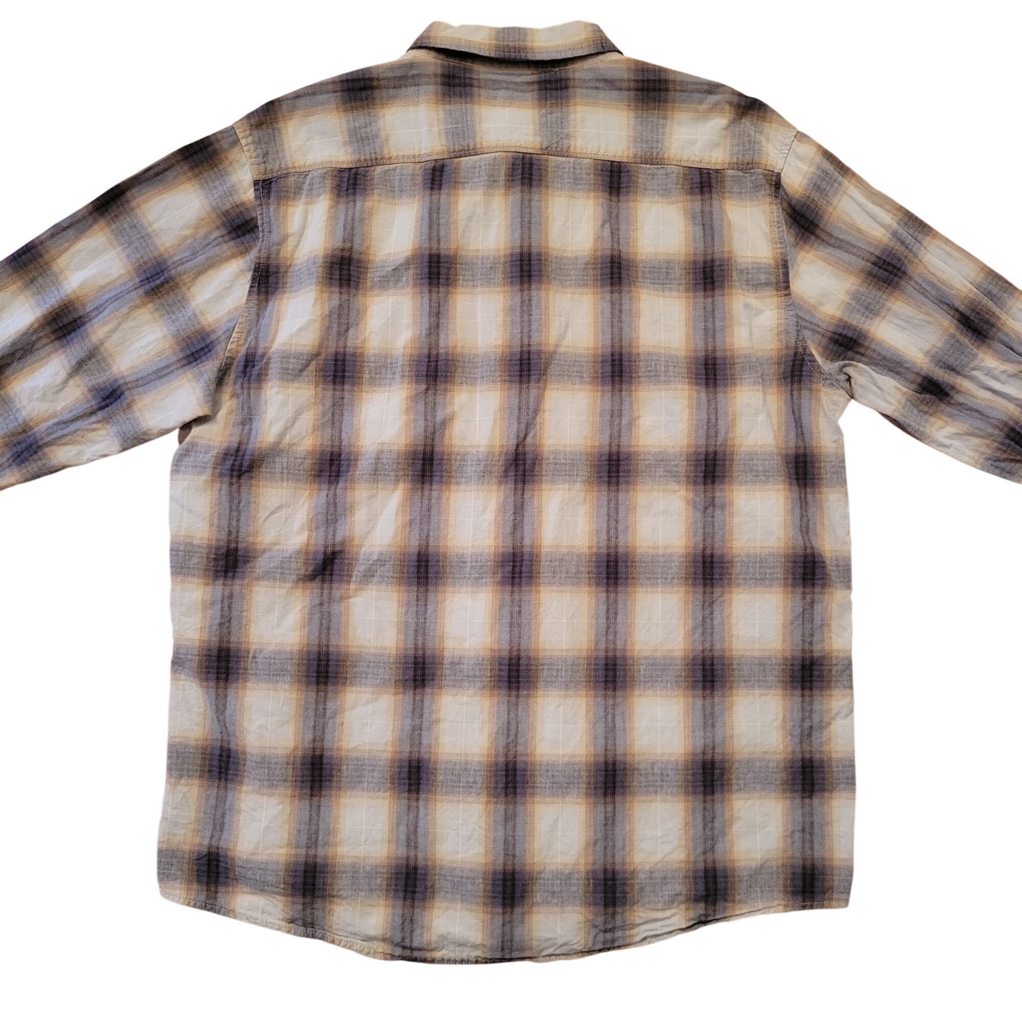 Vintage Old College Inn XL Plaid Button Up Shirt Long Sleeve Cotton Size US XL / EU 56 / 4 - 2 Thumbnail