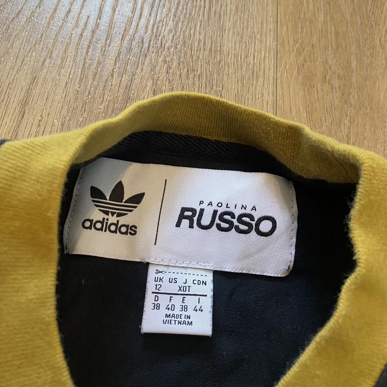 Adidas Adidas x Paolina Russo black and yellow crop Size US M / EU 48-50 / 2 - 5 Thumbnail