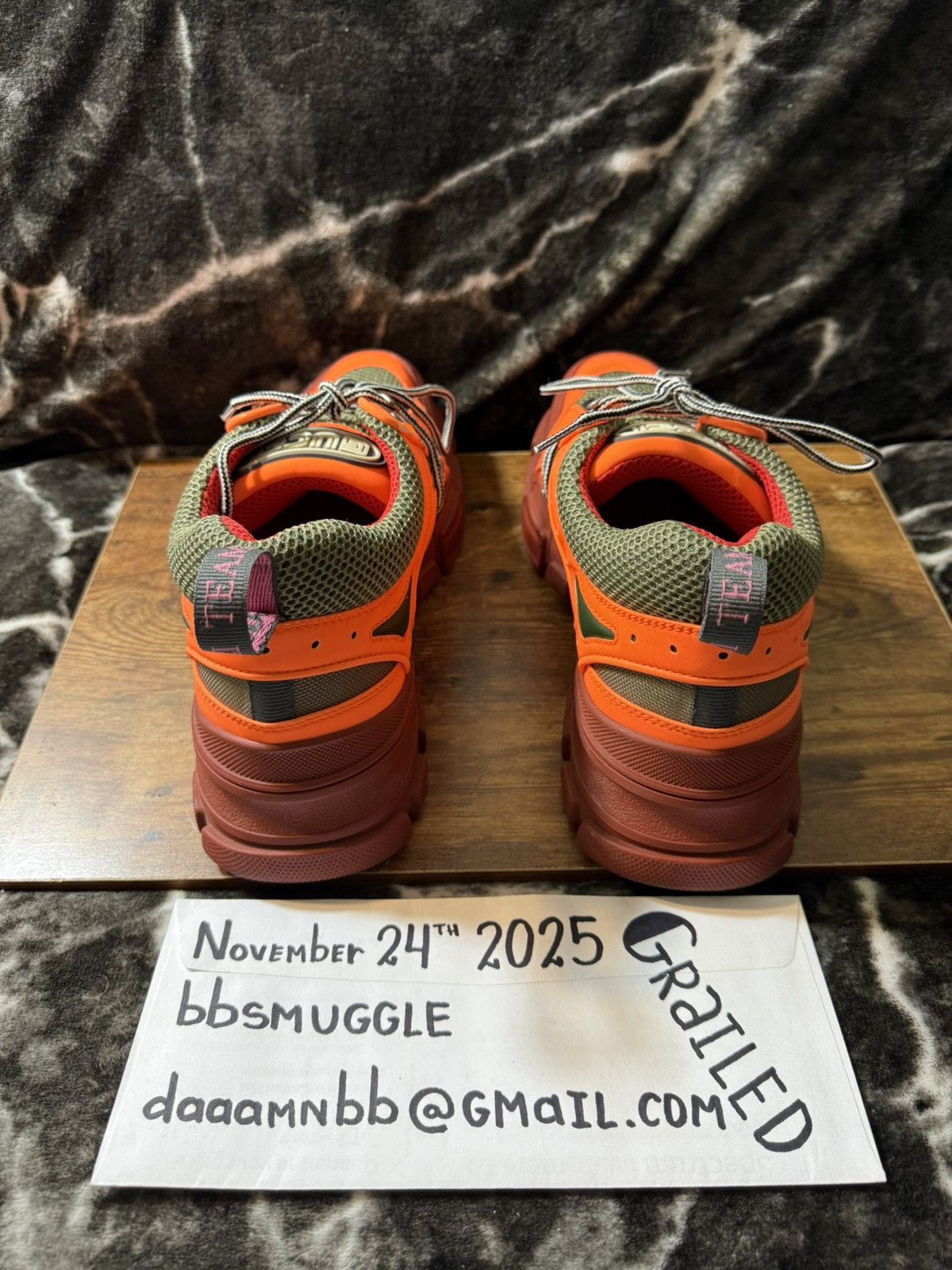 Gucci Gucci Flashtrek Reflective Orange Size10 Size US 10 / EU 43 - 4 Thumbnail