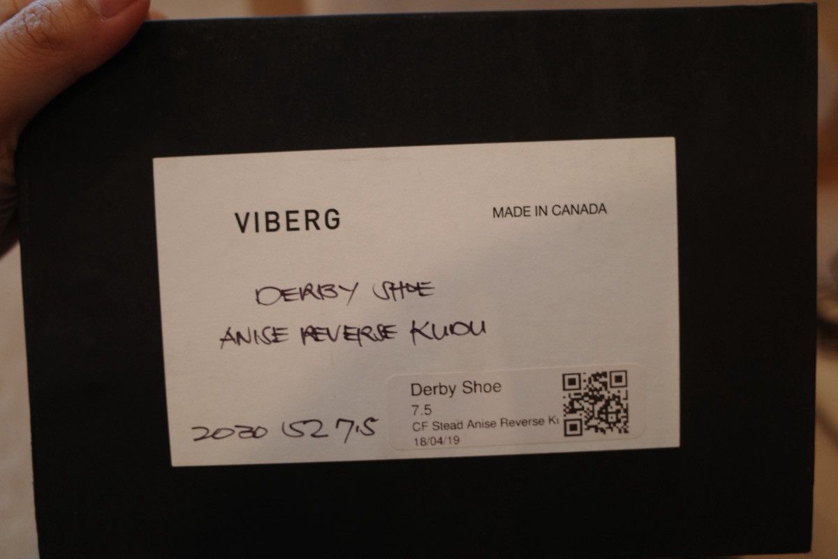Viberg Viberg Derby 2030 size 7.5 – Vibram Rubber Sole Size US 7.5 / EU 40-41 - 12 Thumbnail