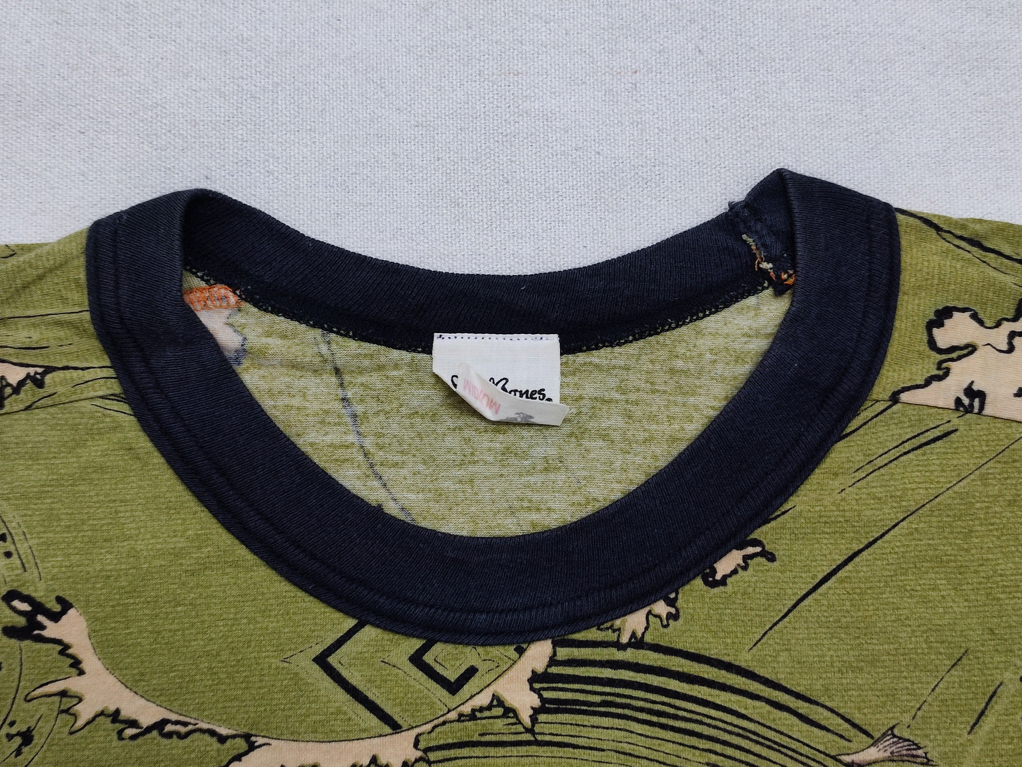 Dry Bones × Japanese Brand Dry Bones Japanese Art Koi Fish Crop Tee Size US M / EU 48-50 / 2 - 6 Thumbnail