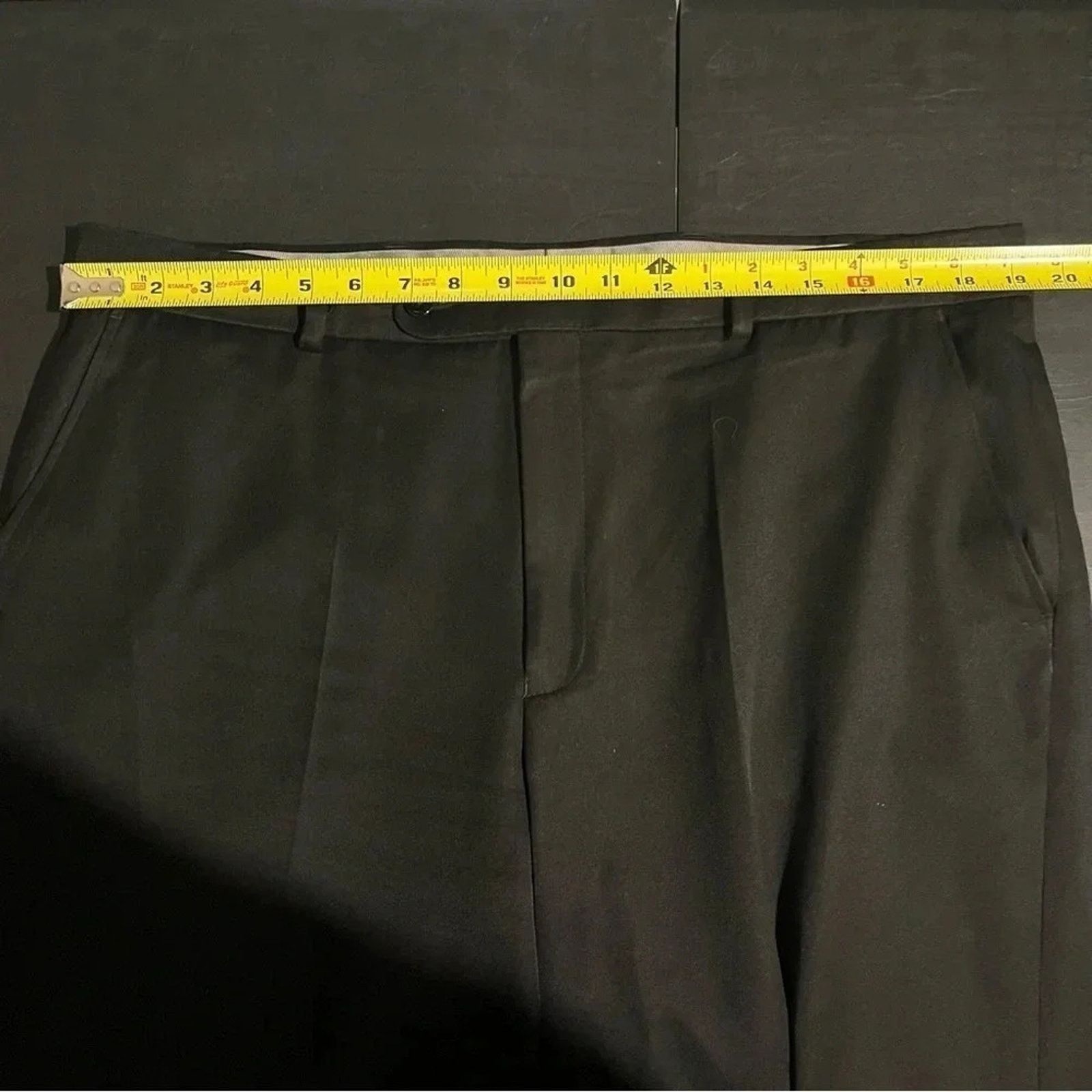 Other Mens Northern Comfort Black Dress Pants (Flat Front) 38x34 Size US 38 / EU 54 - 7 Thumbnail