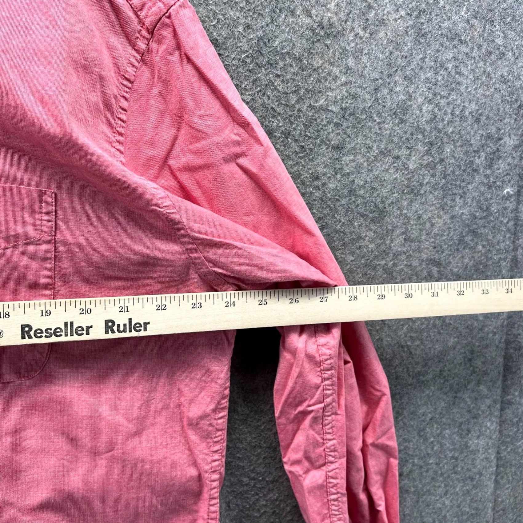 Tommy Hilfiger VINTAGE Tommy Hilfiger Shirt Mens XL Pink Button Down Classic Preppy Dress Oxford VTG Size 46R - 5 Thumbnail