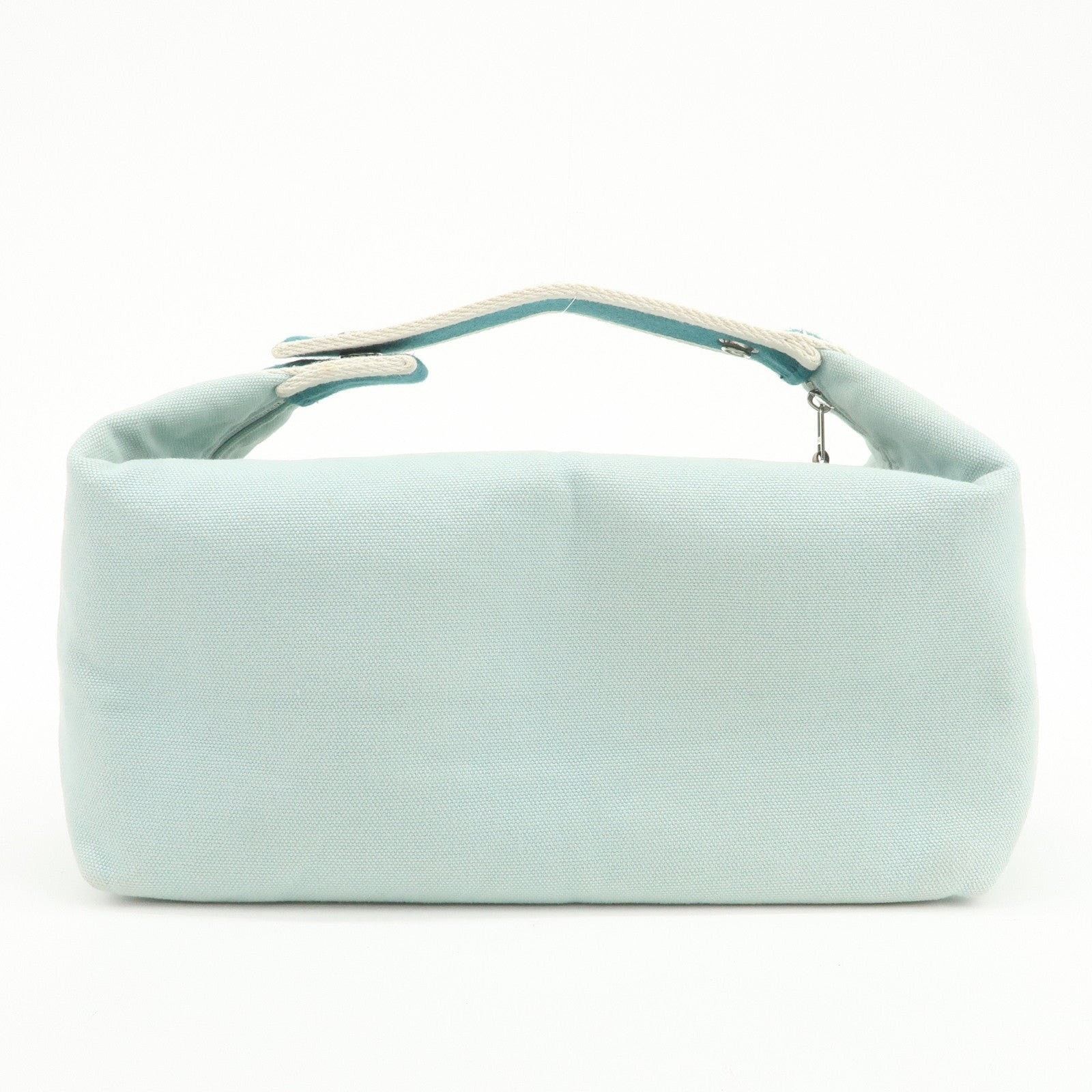 Hermes Hermes Bride A Brac GM Canvas Cosmetic Pouch Light Blue Size ONE SIZE - 2 Thumbnail