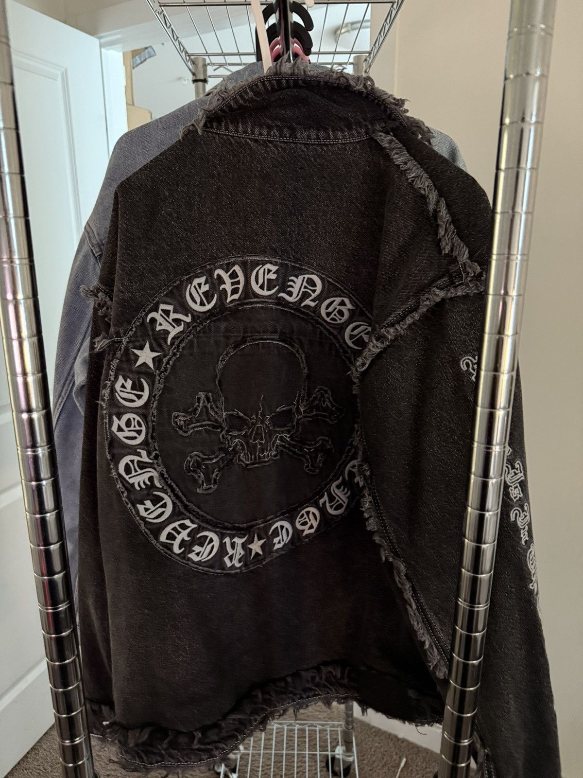 Revenge Revenge skull patch denim jacket Size US M / EU 48-50 / 2 - 2 Thumbnail