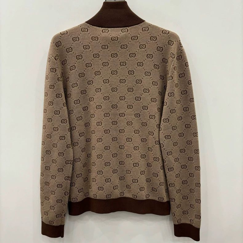Gucci Gucci Double G jacquad knitted bomber jacket 2504-Nextarrow Size US S / EU 44-46 / 1 - 2 Thumbnail