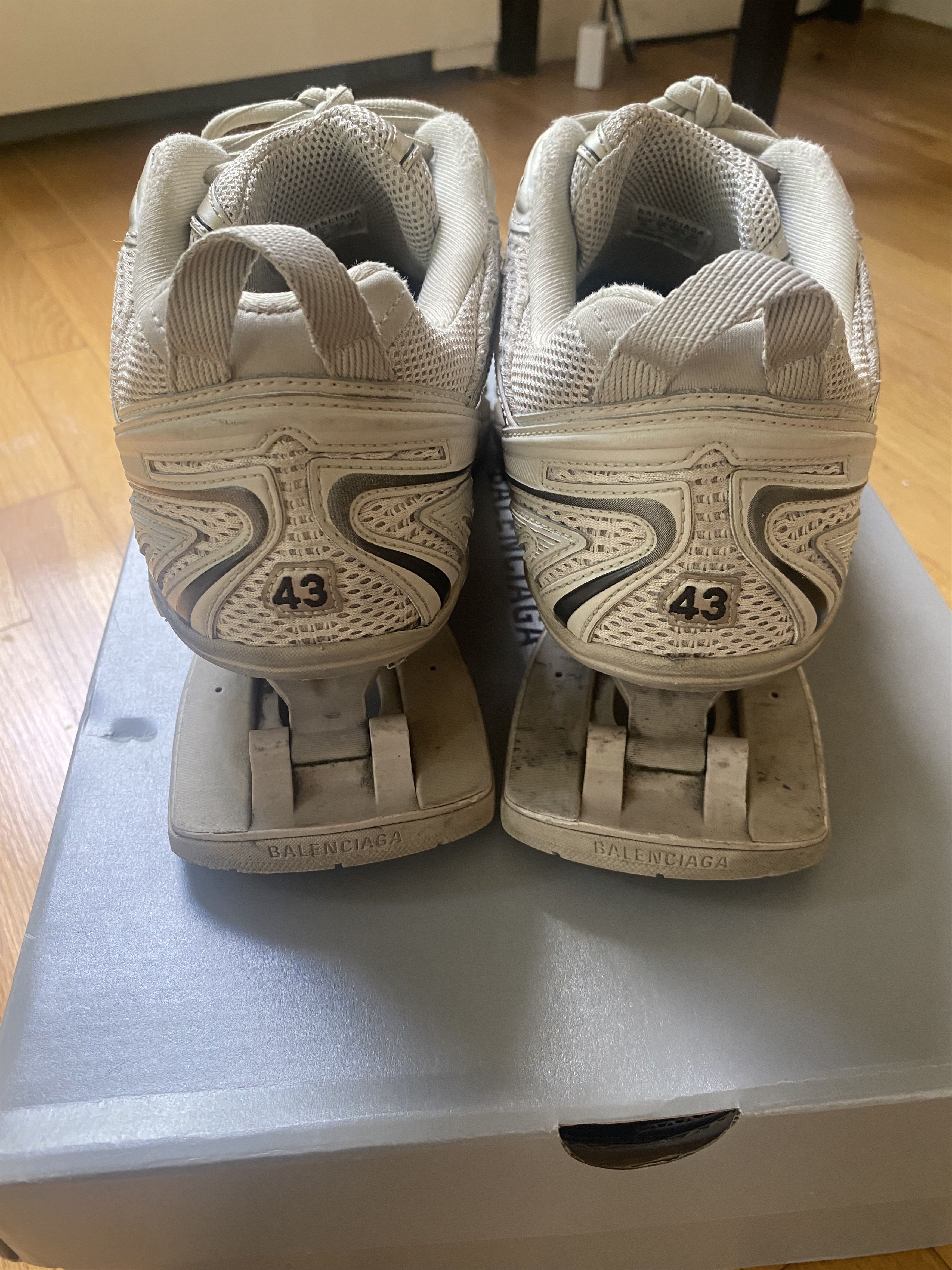 Balenciaga White/Black Balenciaga X-Panders Size US 10 / EU 43 - 4 Thumbnail