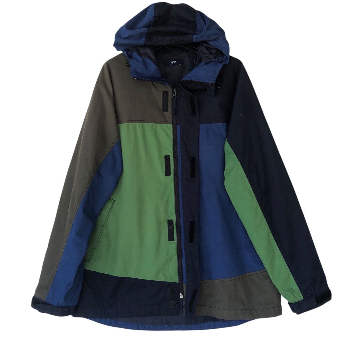 GU × Japanese Brand × Undercover Gu Colour Block Outdoor Jacket Size US XL / EU 56 / 4 - 8 Thumbnail