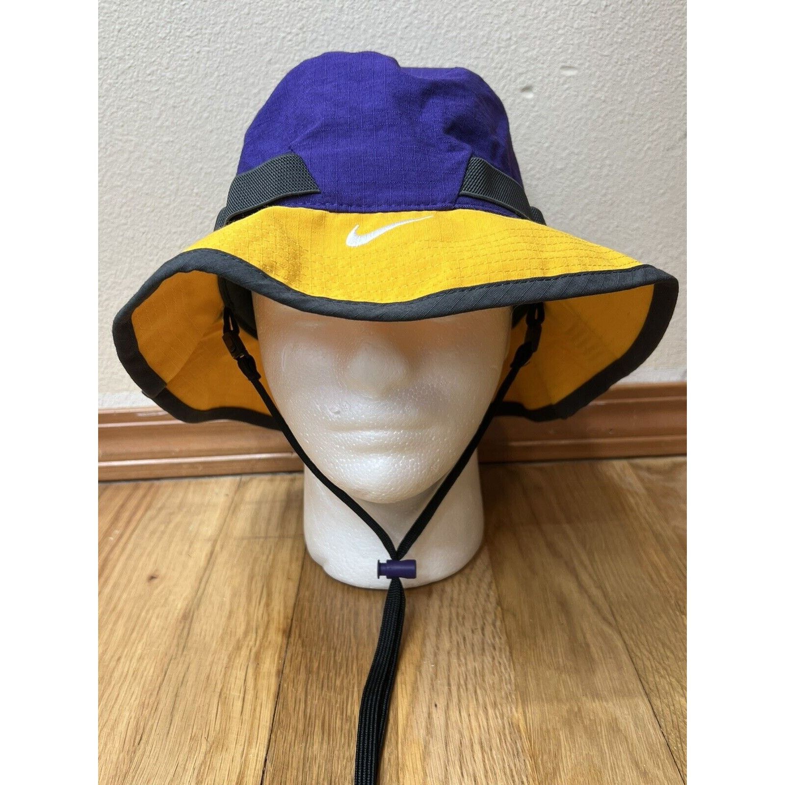 Nike Nike Bucket Hat Large Purple Yellow Cap CU6611-548 Dri Fit Size ONE SIZE - 1 Thumbnail