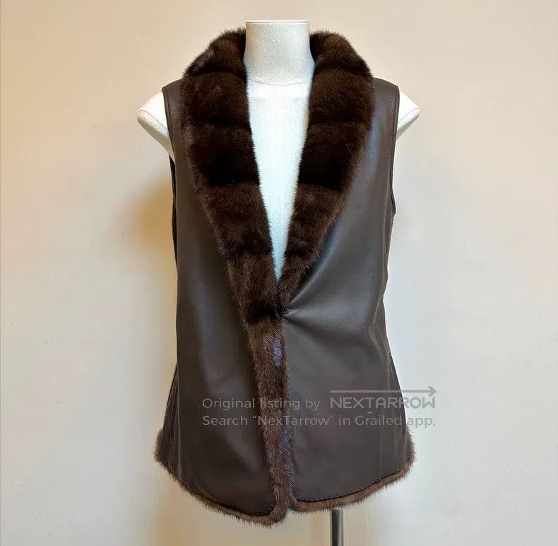 Loro Piana Loro Piana Mink and Cashmere Fur Vest Size XS / US 0-2 / IT 36-38 - 5 Thumbnail