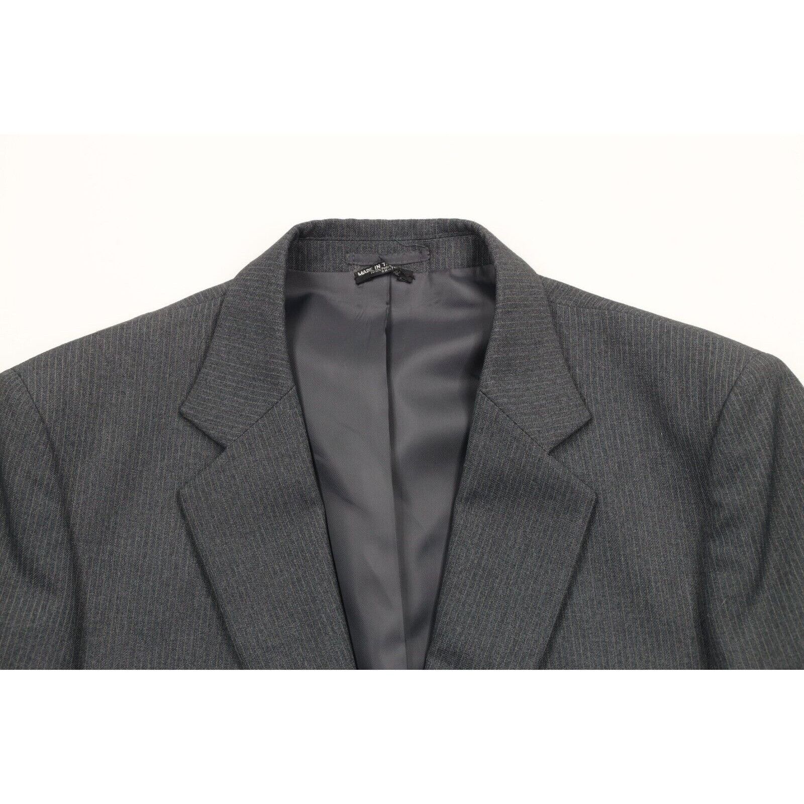 Vintage Vintage 70s Streetwear Wedding 3 Piece Pinstriped Suit Size 42R - 3 Thumbnail