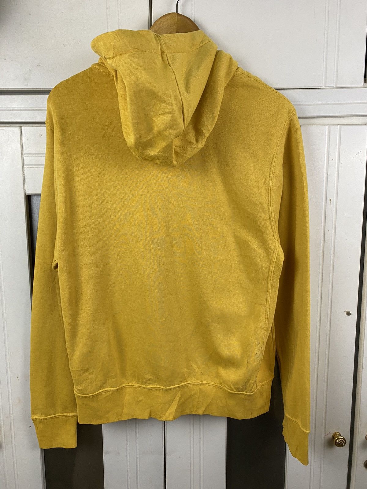 Nike × Vintage Vintage Nike Y2k Hoodie Yellow Pullover Size US M / EU 48-50 / 2 - 2 Thumbnail