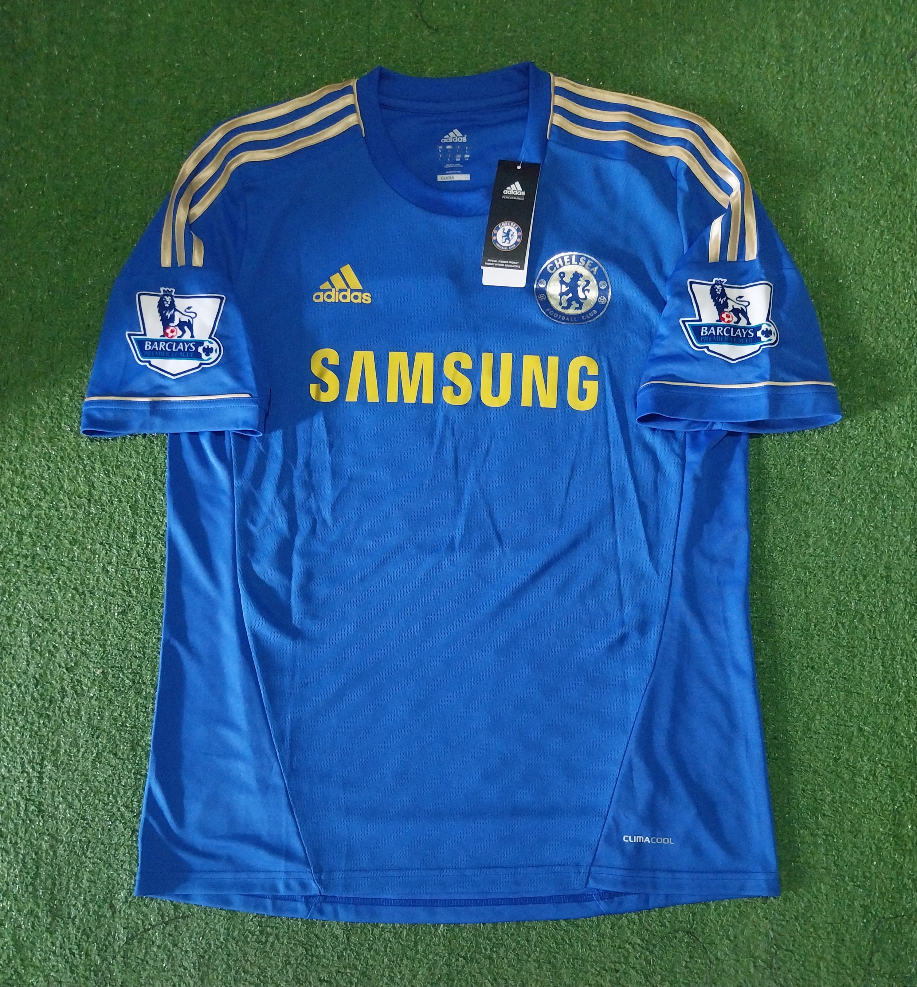 Adidas Chelsea home 2012/2013 eden hazard jersey football Size US L / EU 52-54 / 3 - 1 Thumbnail