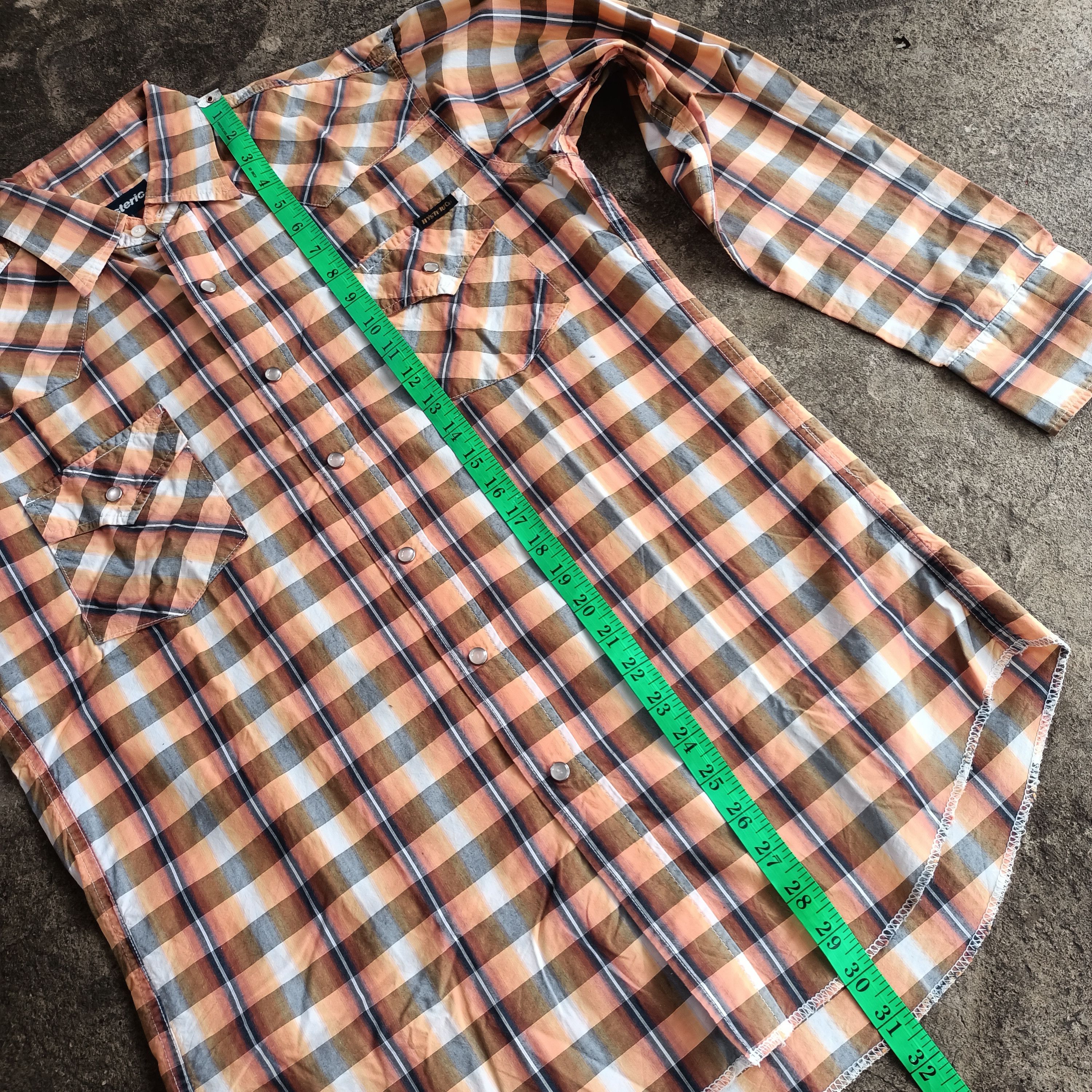 Hysteric Glamour × Japanese Brand 00s Hysteric glamour pearl snap plaid L/s shirt Size US M / EU 48-50 / 2 - 10 Thumbnail