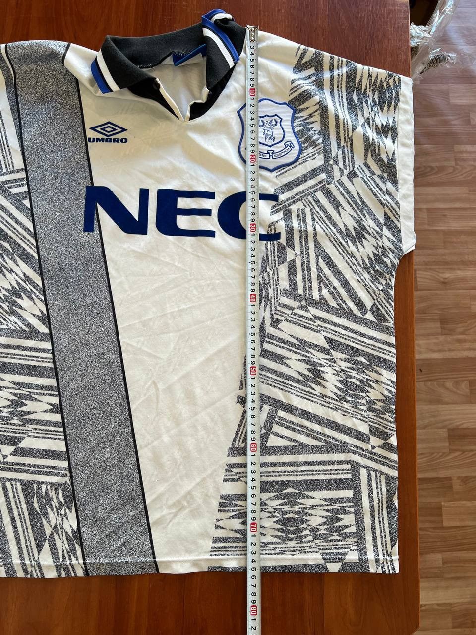 Vintage 1994/1995 EVERTON RARE AWAY UMBRO SOCCER FOOTBALL JERSEY XL Size US XL / EU 56 / 4 - 13 Thumbnail