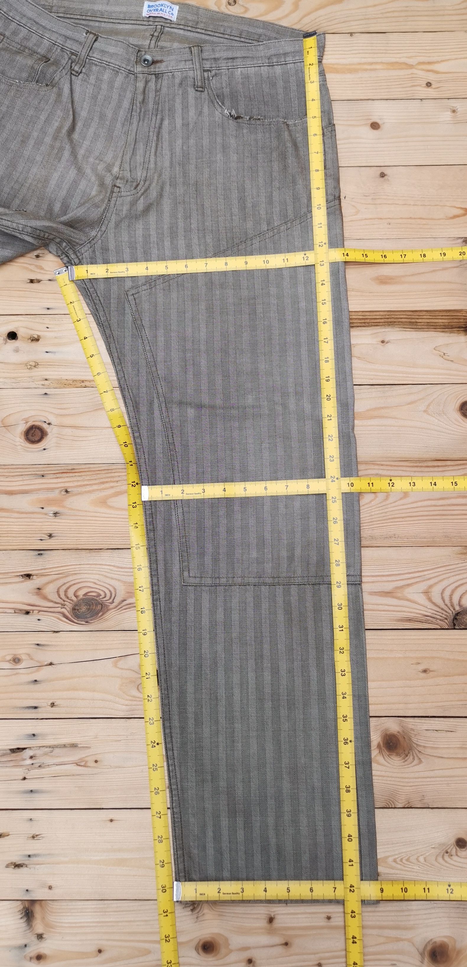 Brooklyn Denim Co. BROOKLYN OVERALL CO WORKMASTER DOUBLE KNEE Size US 36 / EU 52 - 11 Thumbnail