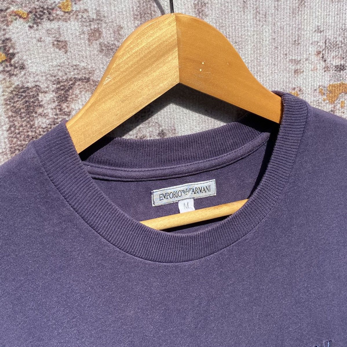 Emporio Armani Vintage 90s Emporio Armani Shirt Embroidery Spellout Size US M / EU 48-50 / 2 - 7 Thumbnail