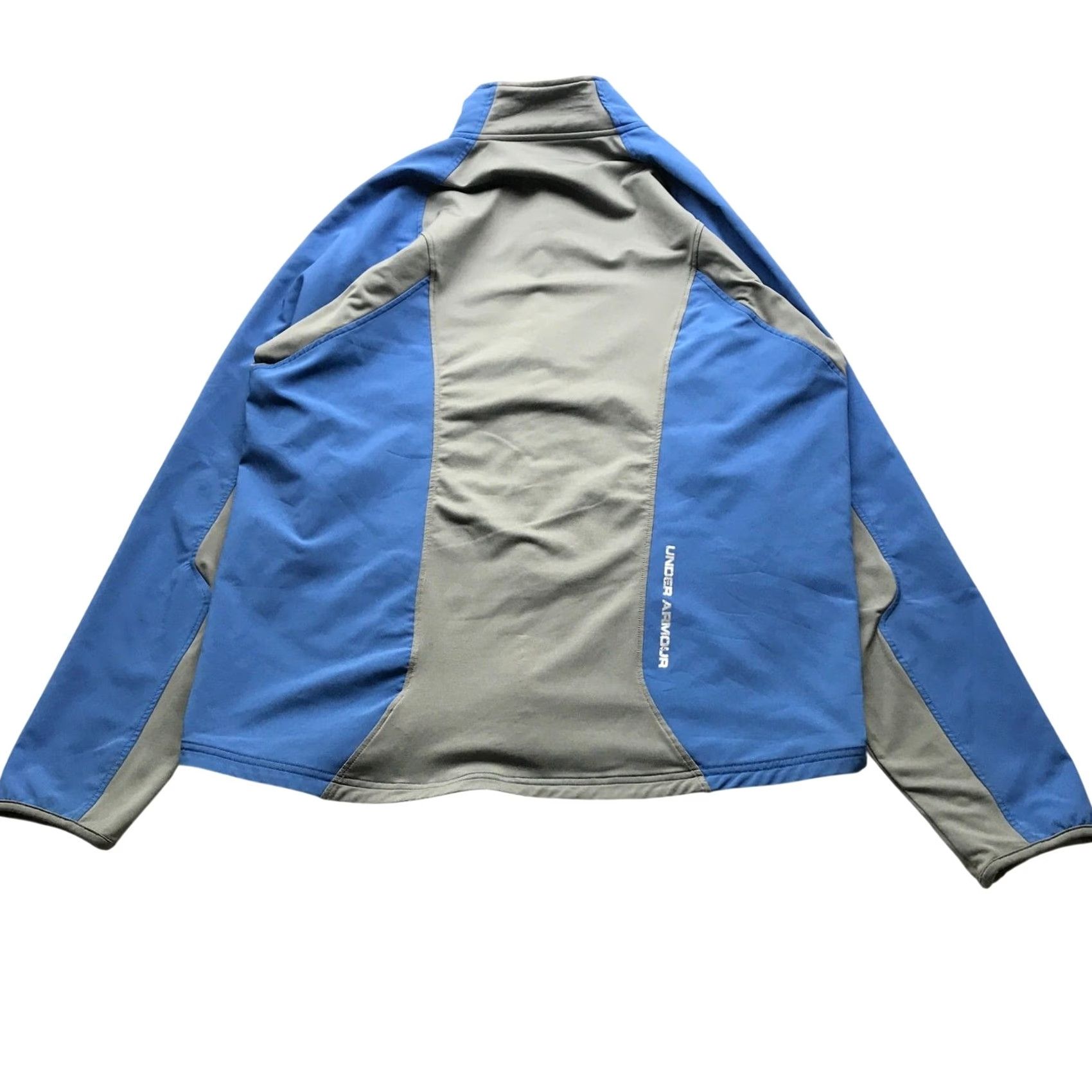Under Armour Under Armour ColdGear Jacket Mens XL Long Sleeve Pockets Graphic Logo Blue Gray Jacket Size US L / EU 52-54 / 3 - 5 Thumbnail