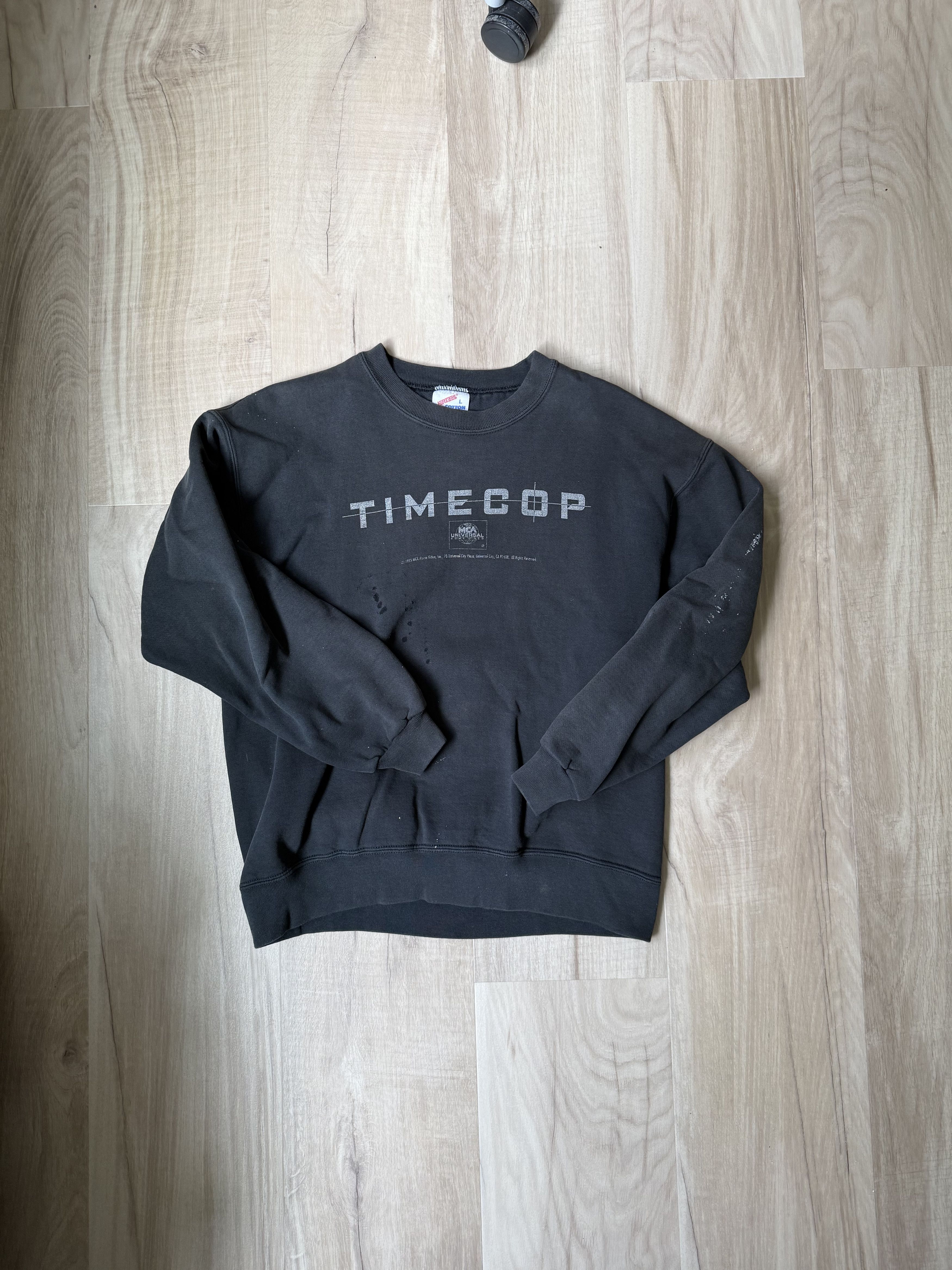 Jerzees Vintage Timecop Sweatshirt Size US L / EU 52-54 / 3 - 1 Thumbnail