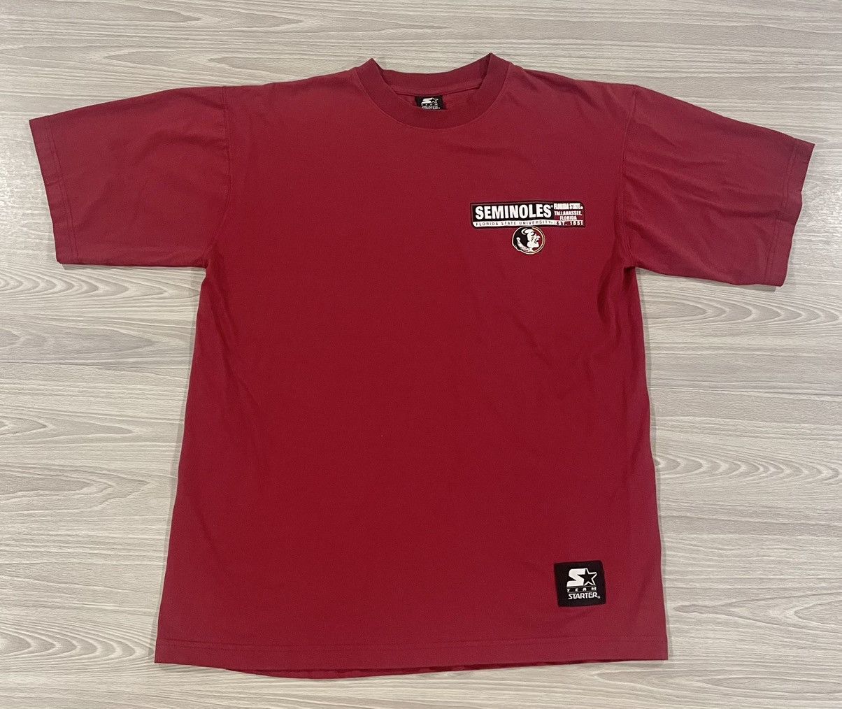 Starter Vintage Starter FSU Florida State Seminoles T-Shirt Mens XL Size US XL / EU 56 / 4 - 1 Thumbnail