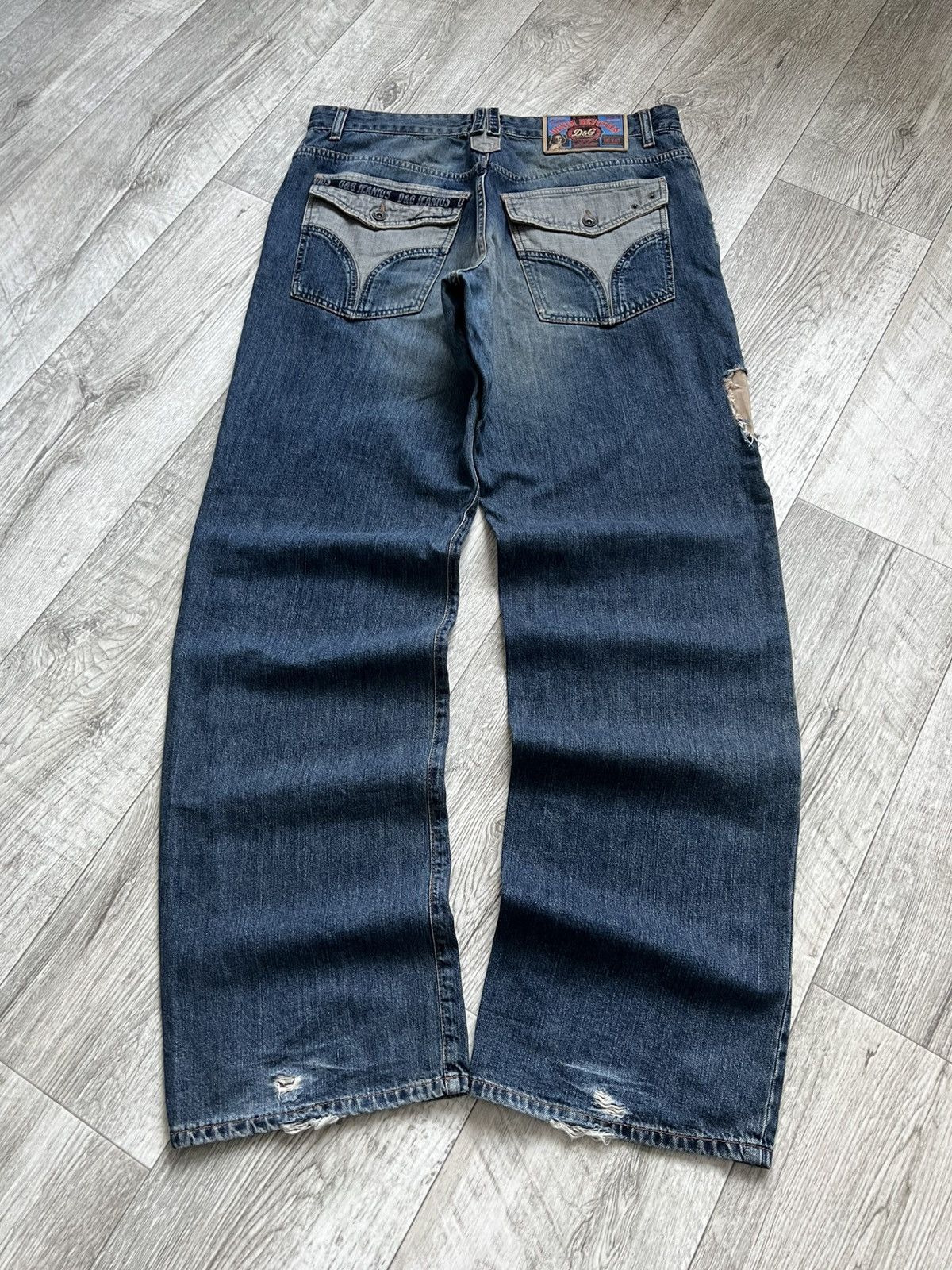 Dolce & Gabbana Dolce & Gabanna Patchwork Archive Men's Jeans Sz