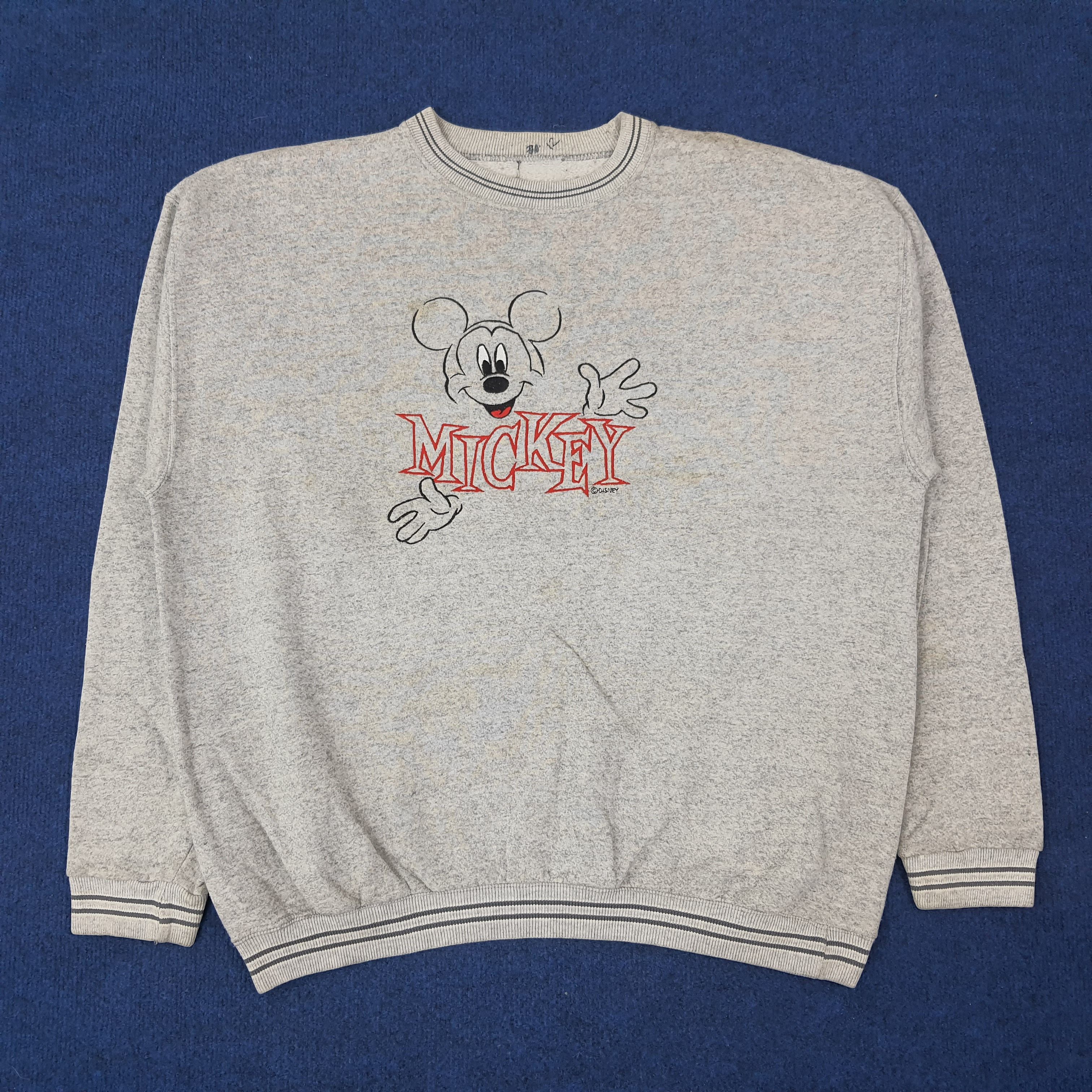 Disney Vintage Disney Mickey Mouse Sweatshirt C236N9 Size US L / EU 52-54 / 3 - 1 Thumbnail