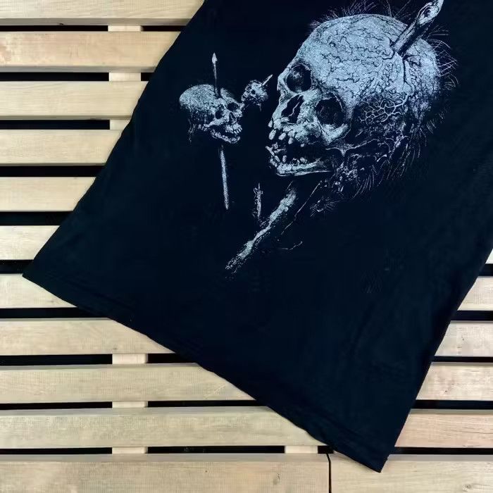 Band Tees × Vintage Mens Vintage T Shirt Sleeveless Skull Size S Size US S / EU 44-46 / 1 - 3 Thumbnail