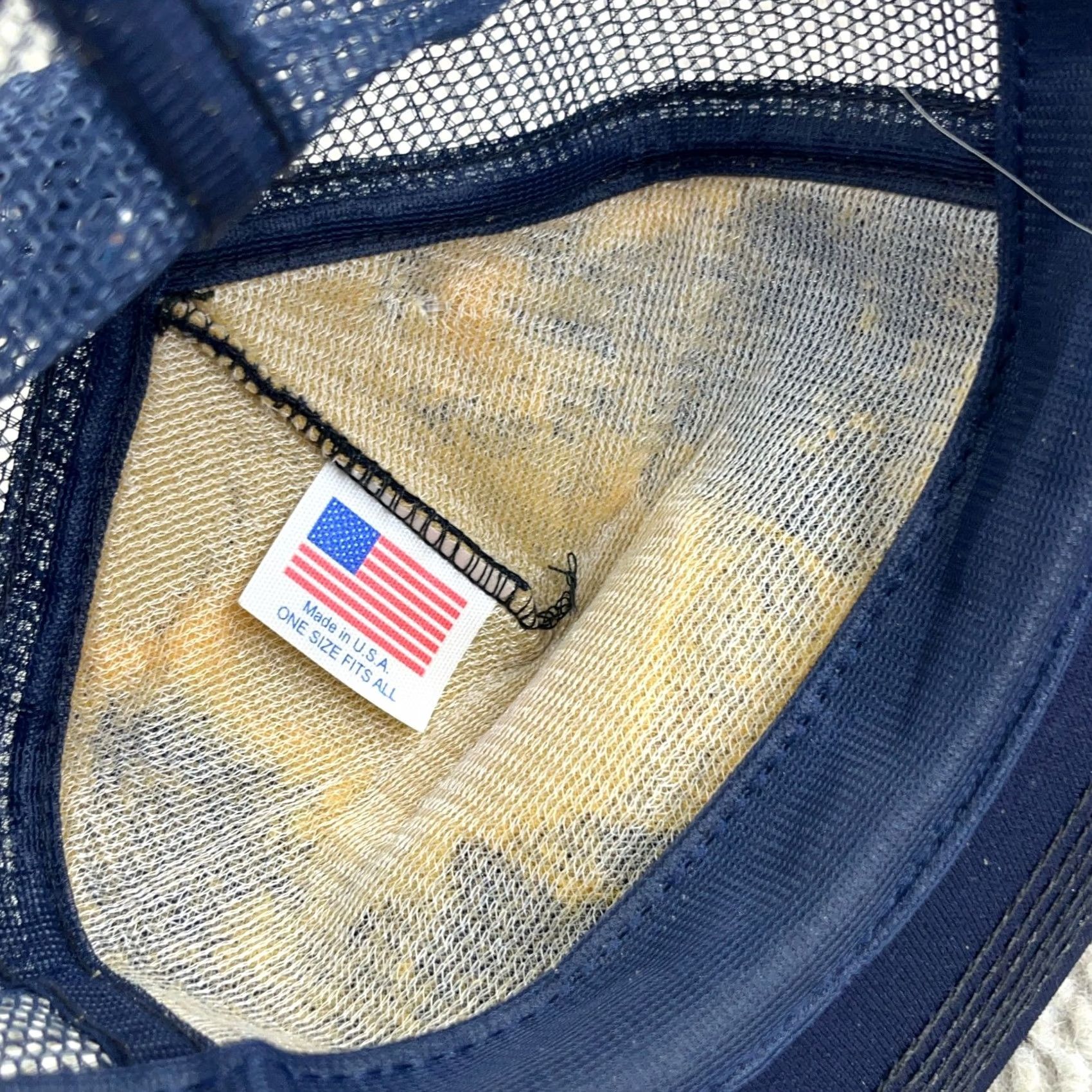 Vintage Vintage United States Navy Trucker Hat Cap Made In USA 80s 90s Puffy Snapback Size ONE SIZE - 6 Thumbnail