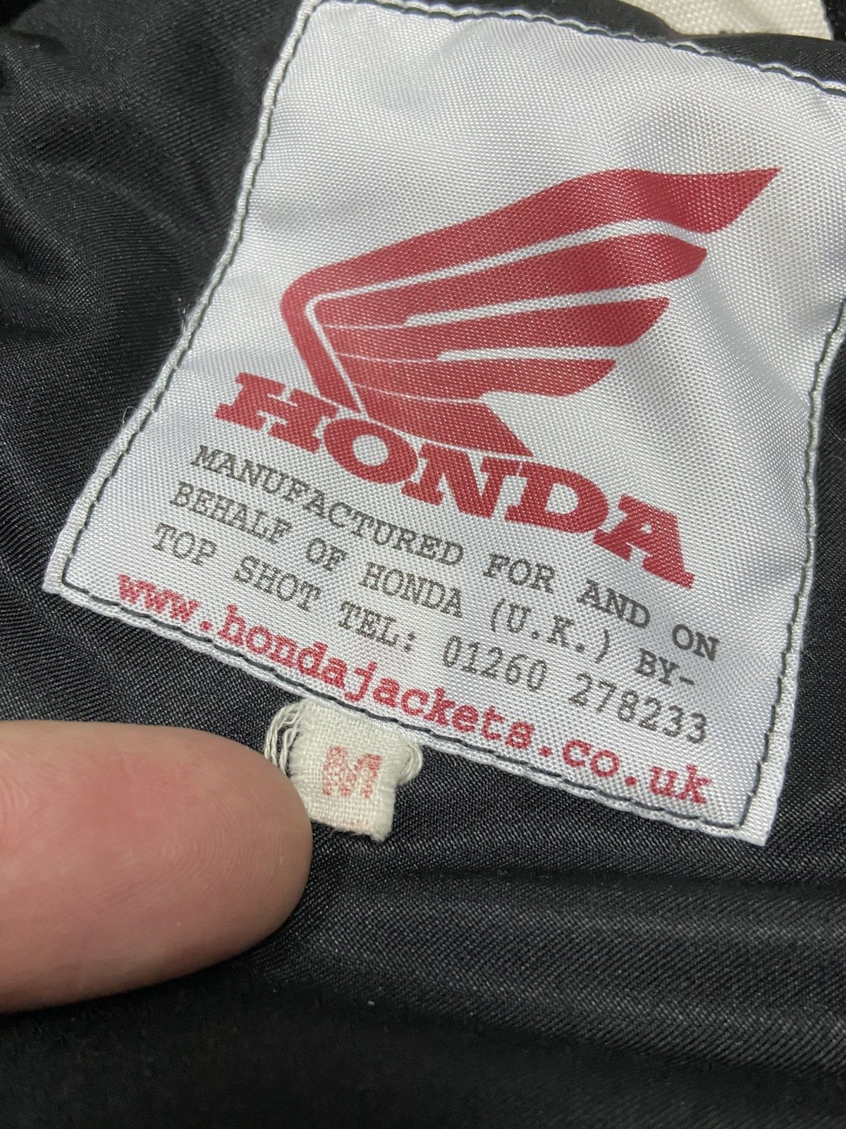 Honda Honda vintage big logo protection racing jacket big logo Size US M / EU 48-50 / 2 - 4 Thumbnail