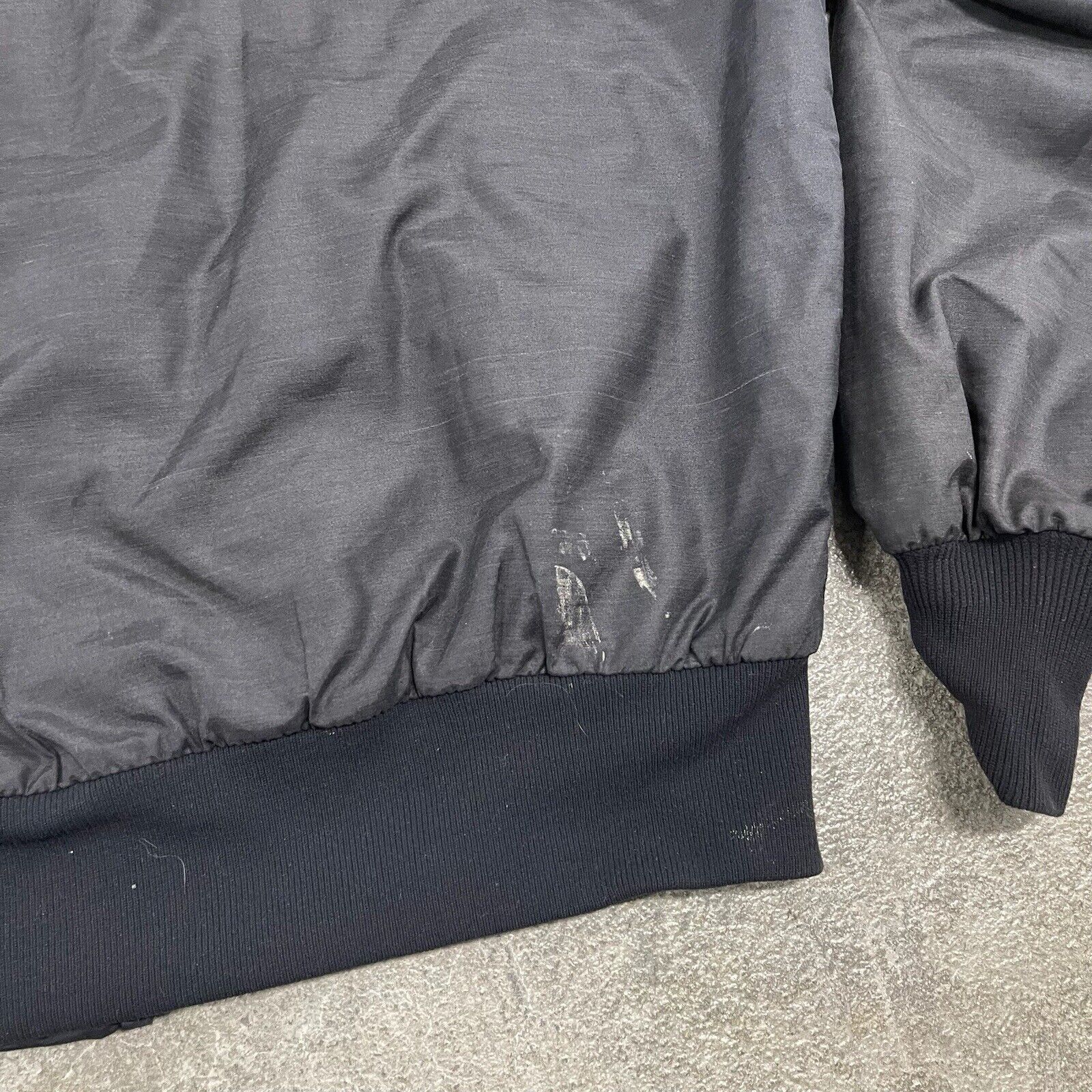Cadillac × Chalk Line × Vintage Vintage Cadillac Craftsman Premium Black Satin Bomber Jacket Size US M / EU 48-50 / 2 - 8 Thumbnail