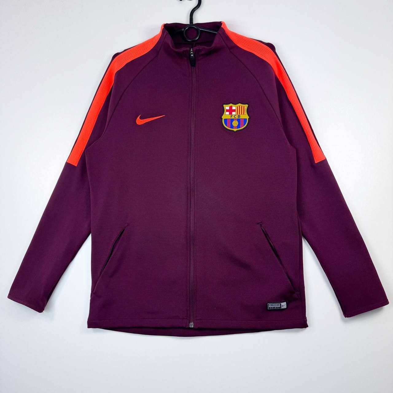 Nike Nike FC Barcelona Track Jacket Purple Dri Fit Zip Training M Size US M / EU 48-50 / 2 - 1 Thumbnail