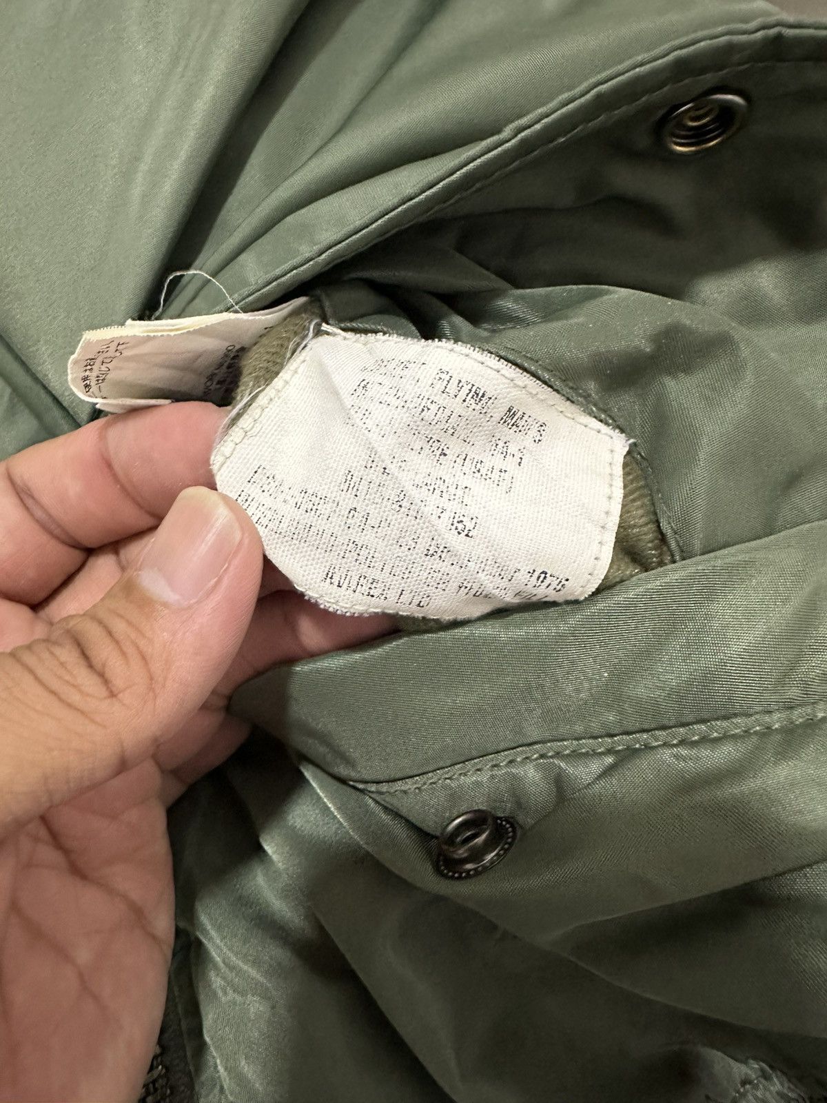 Avirex Vintage 90’s AVIREX MA-1 Bomber Jacket Flight Jacket Size US L / EU 52-54 / 3 - 3 Thumbnail