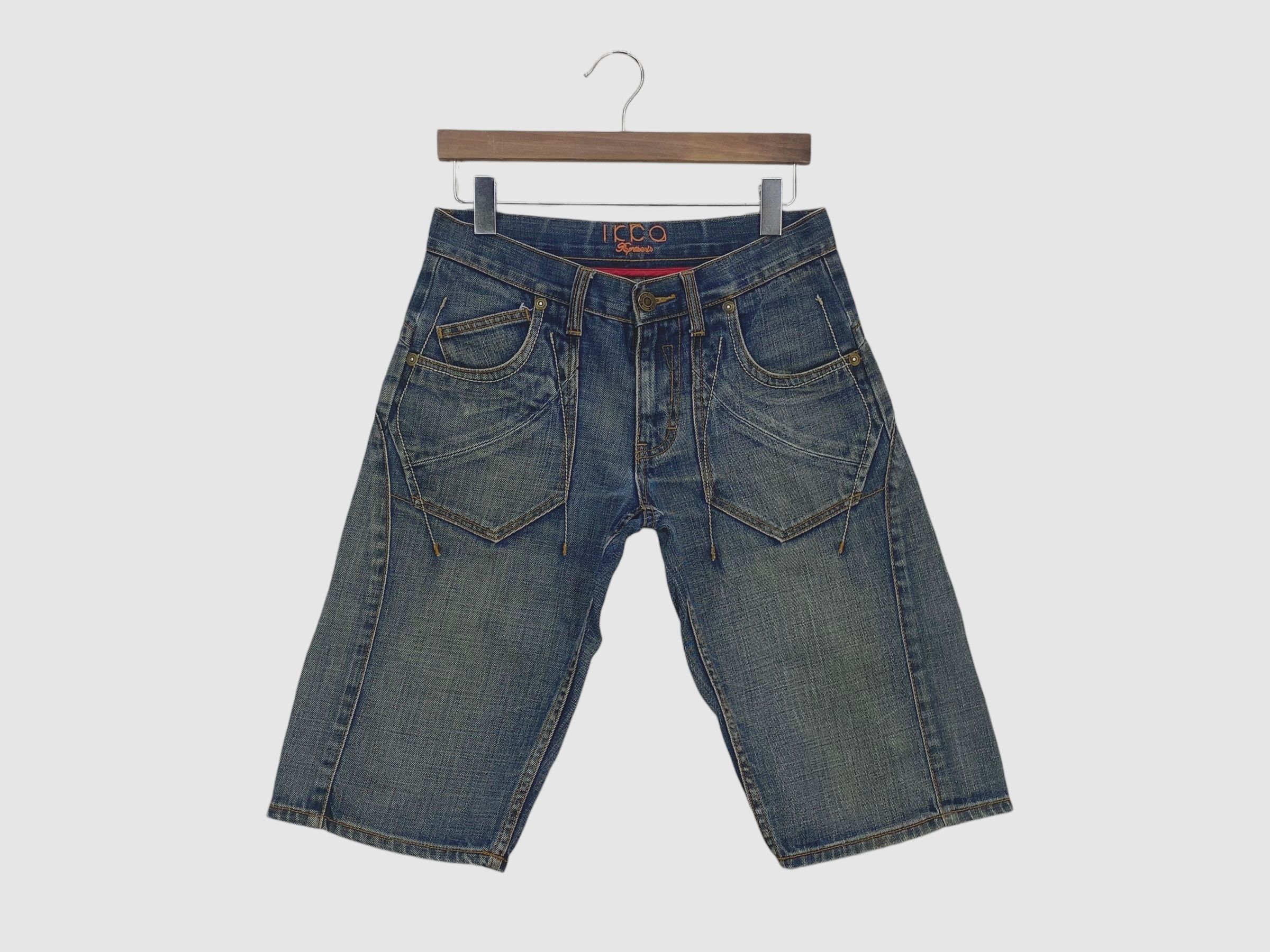 Japanese Brand Ikea Baker Pocket Short Jeans Size US 29 - 1 Thumbnail