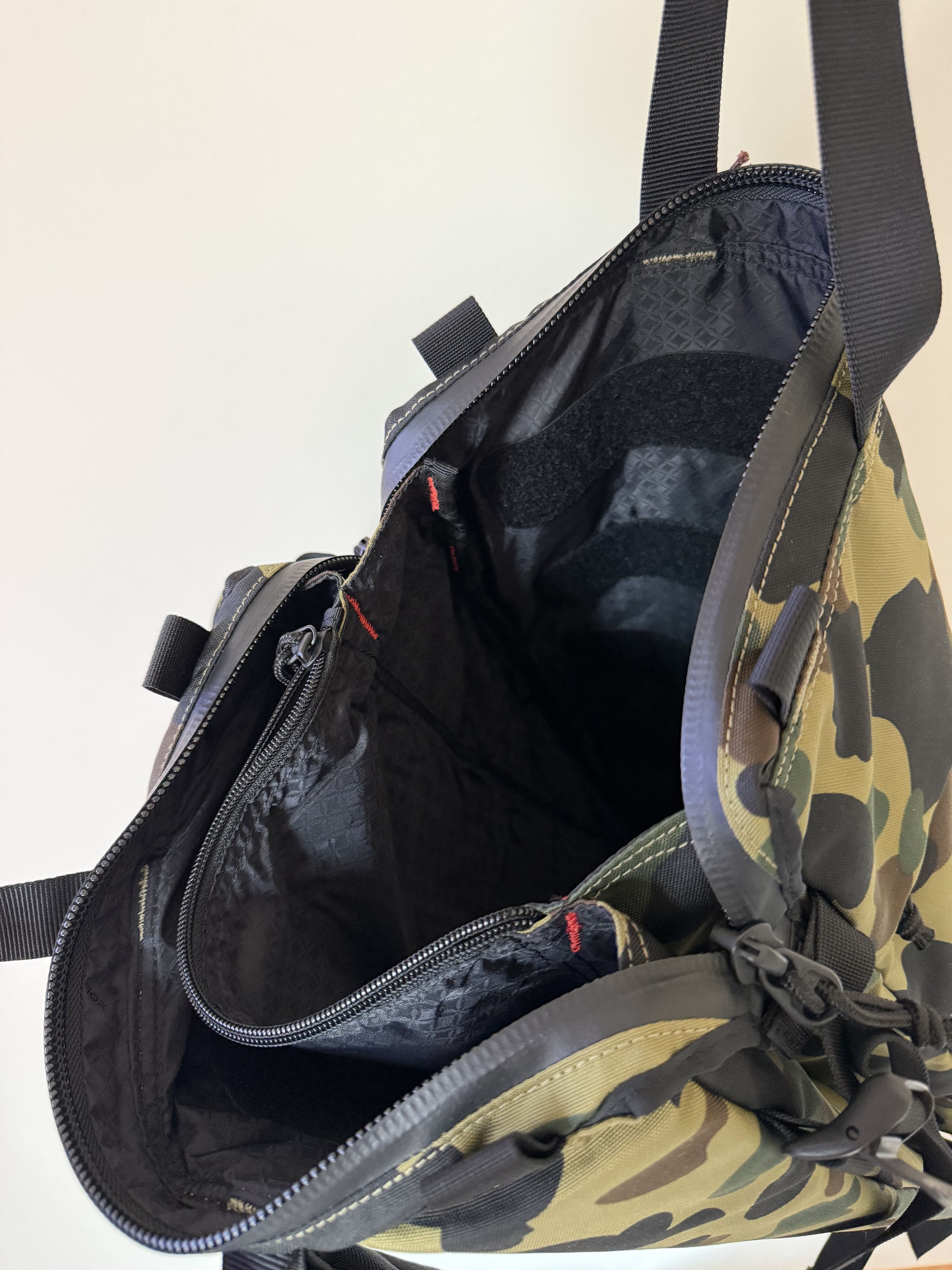 Bape Bape Helinox Terg All Way Square Backpack in Green Camo Size ONE SIZE - 8 Thumbnail