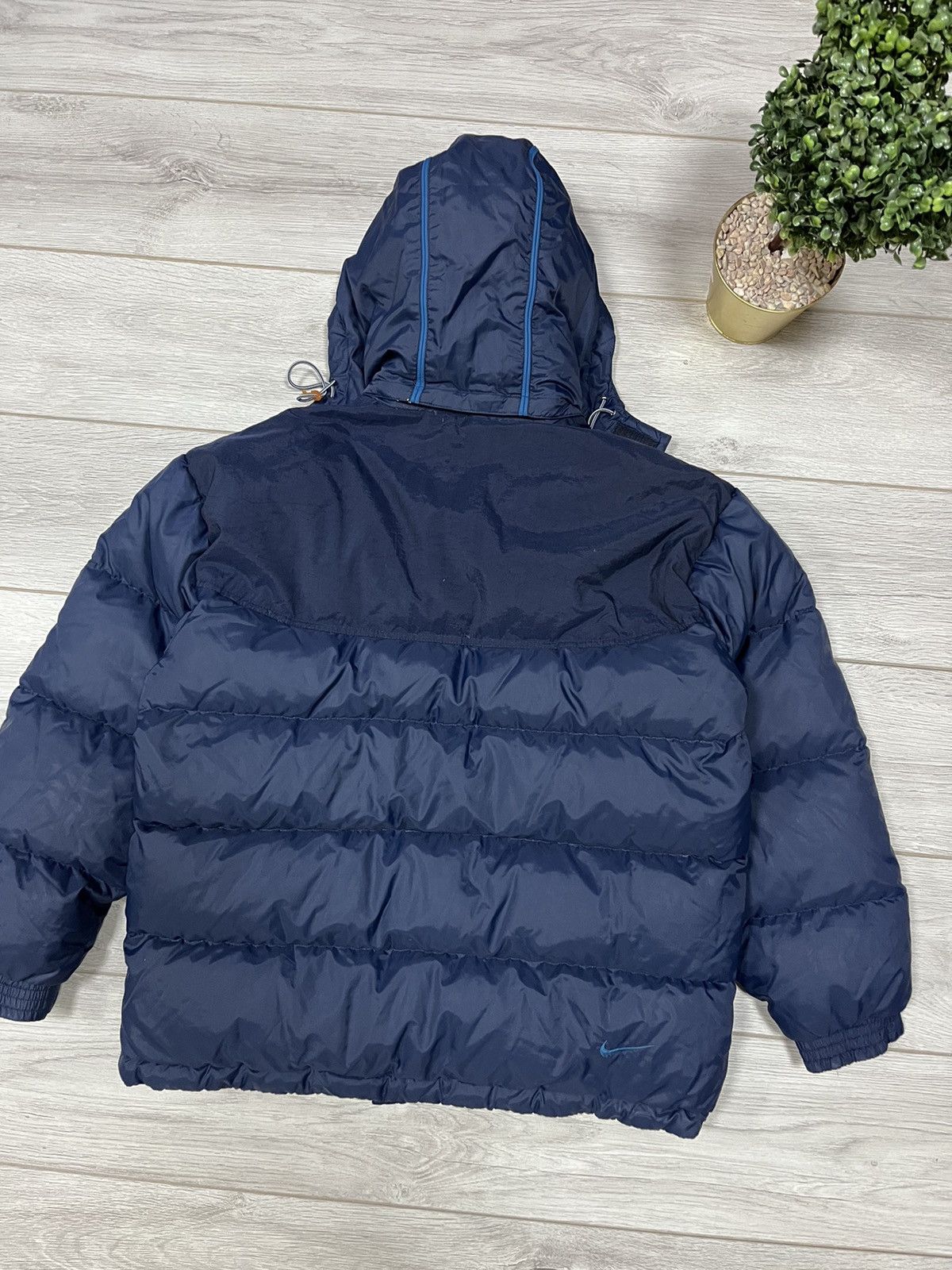 Vintage Nike 1990 vintage puffer down jacket back swoosh Size US M / EU 48-50 / 2 - 11 Thumbnail