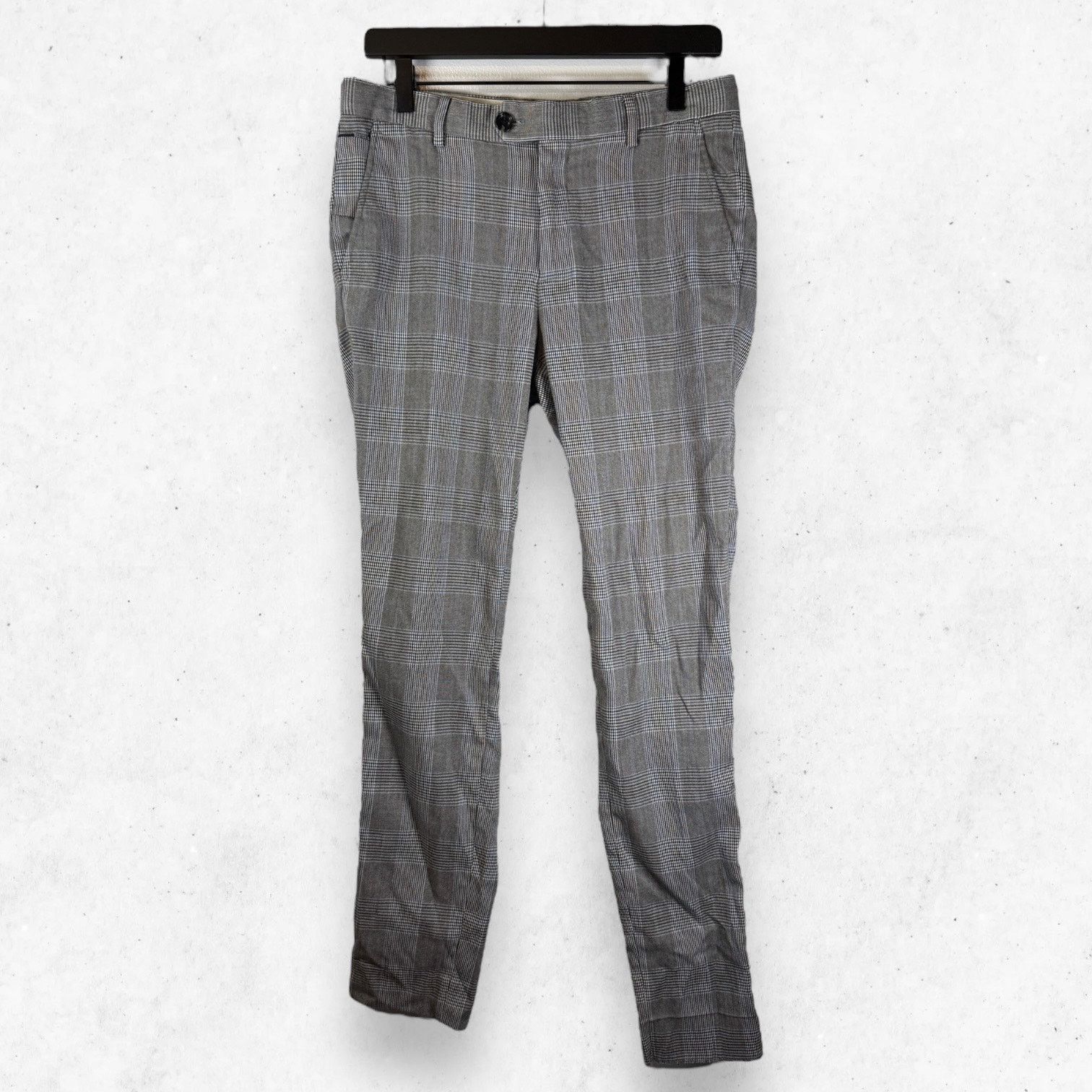 Scotch & Soda Scotch & Soda Men's Size W29/L32 Plaid Trousers Mott-Classic Size US 29 - 1 Thumbnail