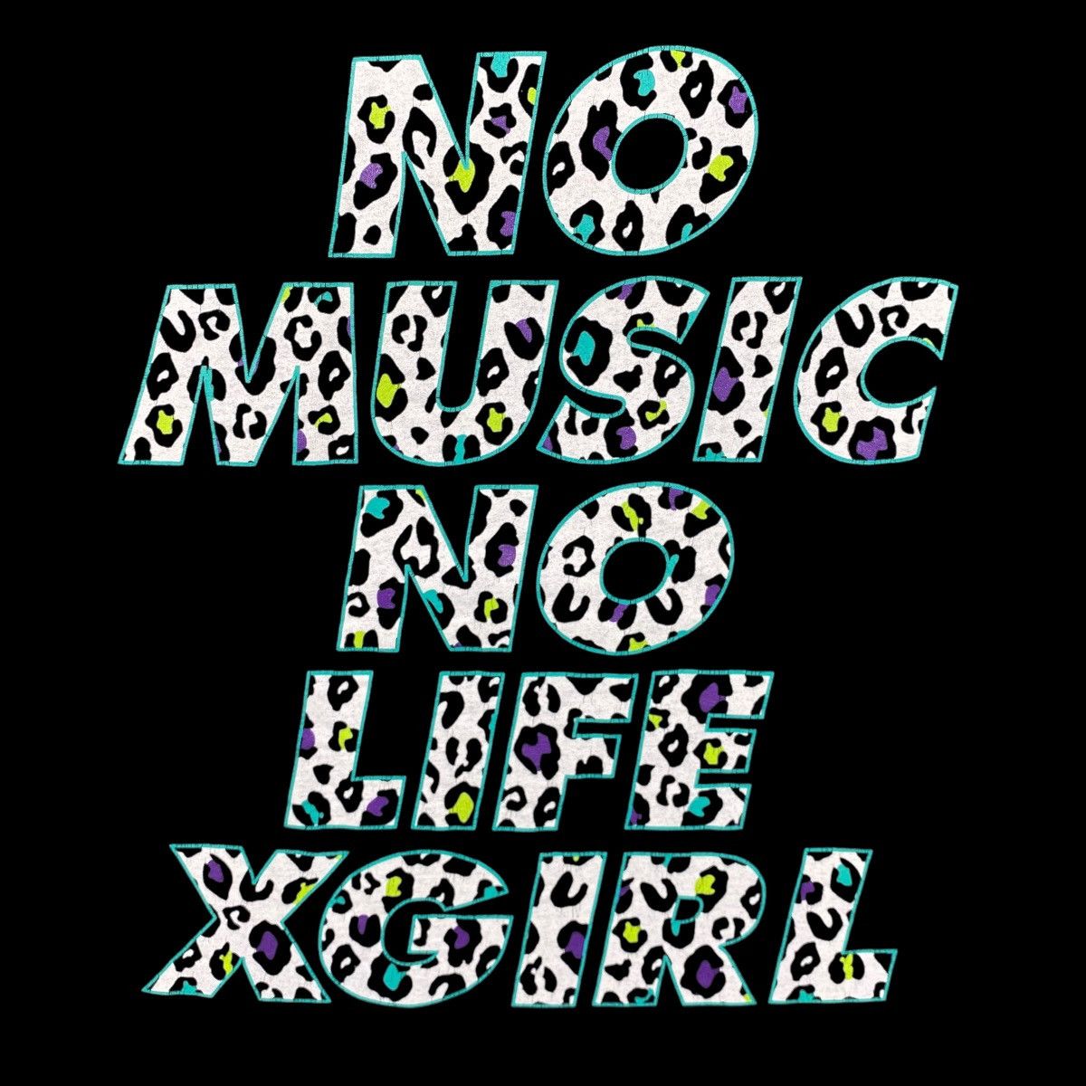 Japanese Brand X-GIRL x Tower Records No Music No Life Graphic Tee Shirt Size US M / EU 48-50 / 2 - 2 Thumbnail