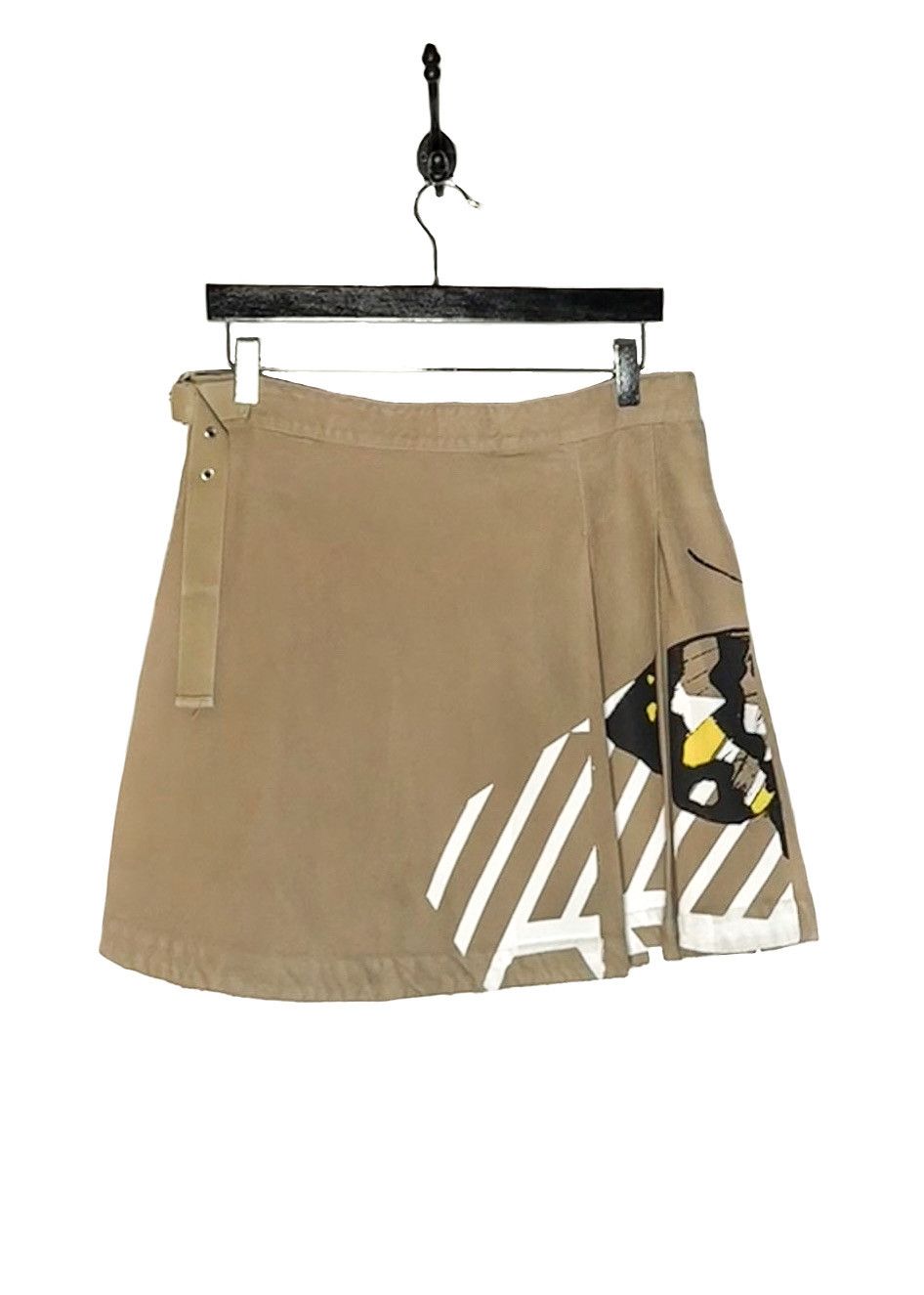 Dior Dior SS22 Beige Butterfly Print Pleated Cargo Wrap Skirt Size 30" / US 8 / IT 44 - 5 Thumbnail