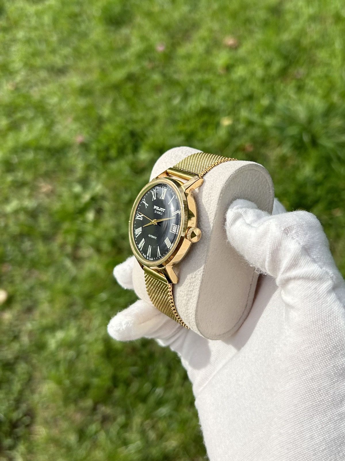 Vintage Vintage Watch Poljot USSR Automatic Automatic 1980s Size ONE SIZE - 6 Thumbnail