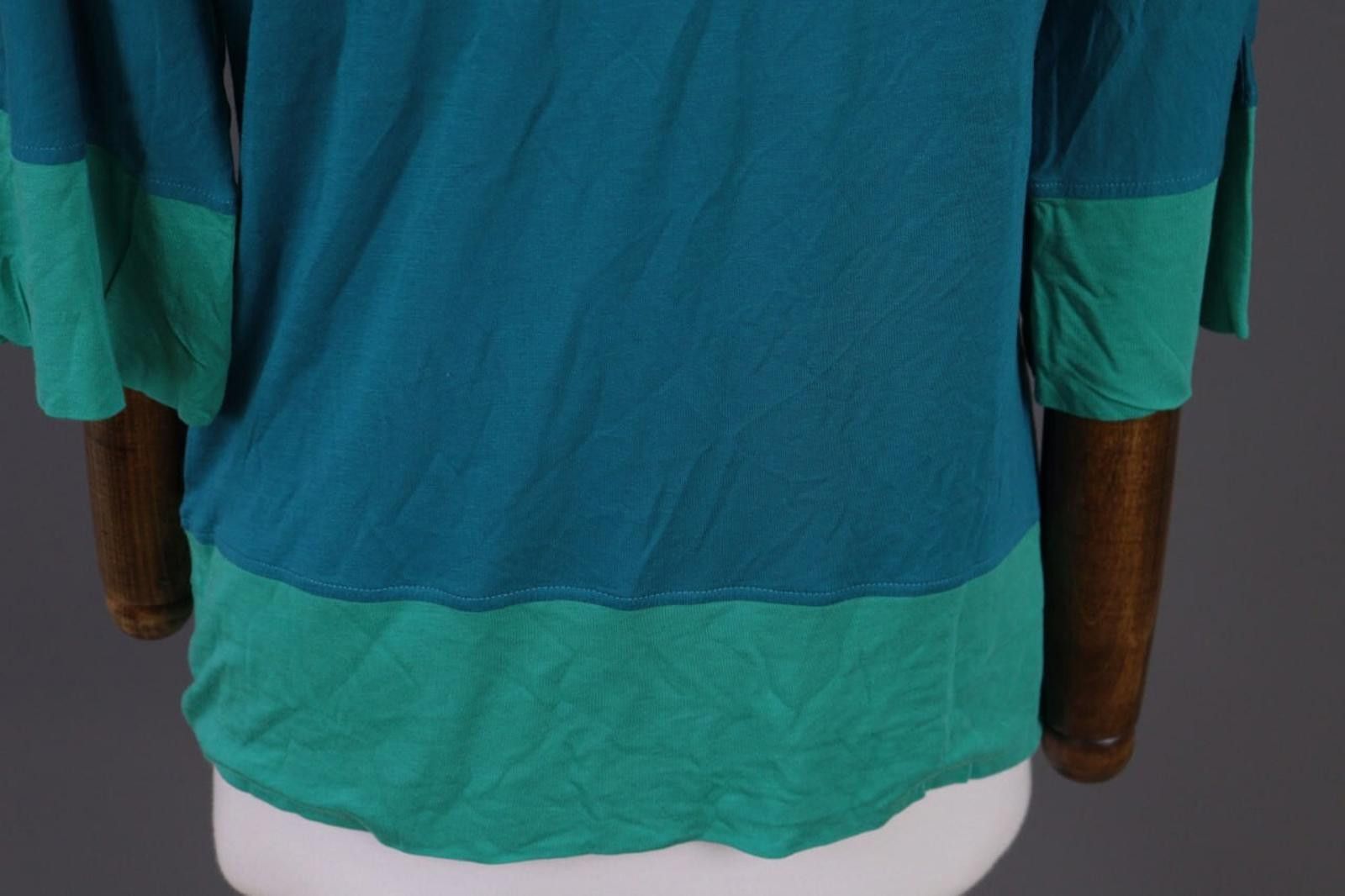 Designer Toast Blue 3/4 Sleeve Relaxed Summer Blouse Shirt Size 8 Size M / US 6-8 / IT 42-44 - 11 Thumbnail