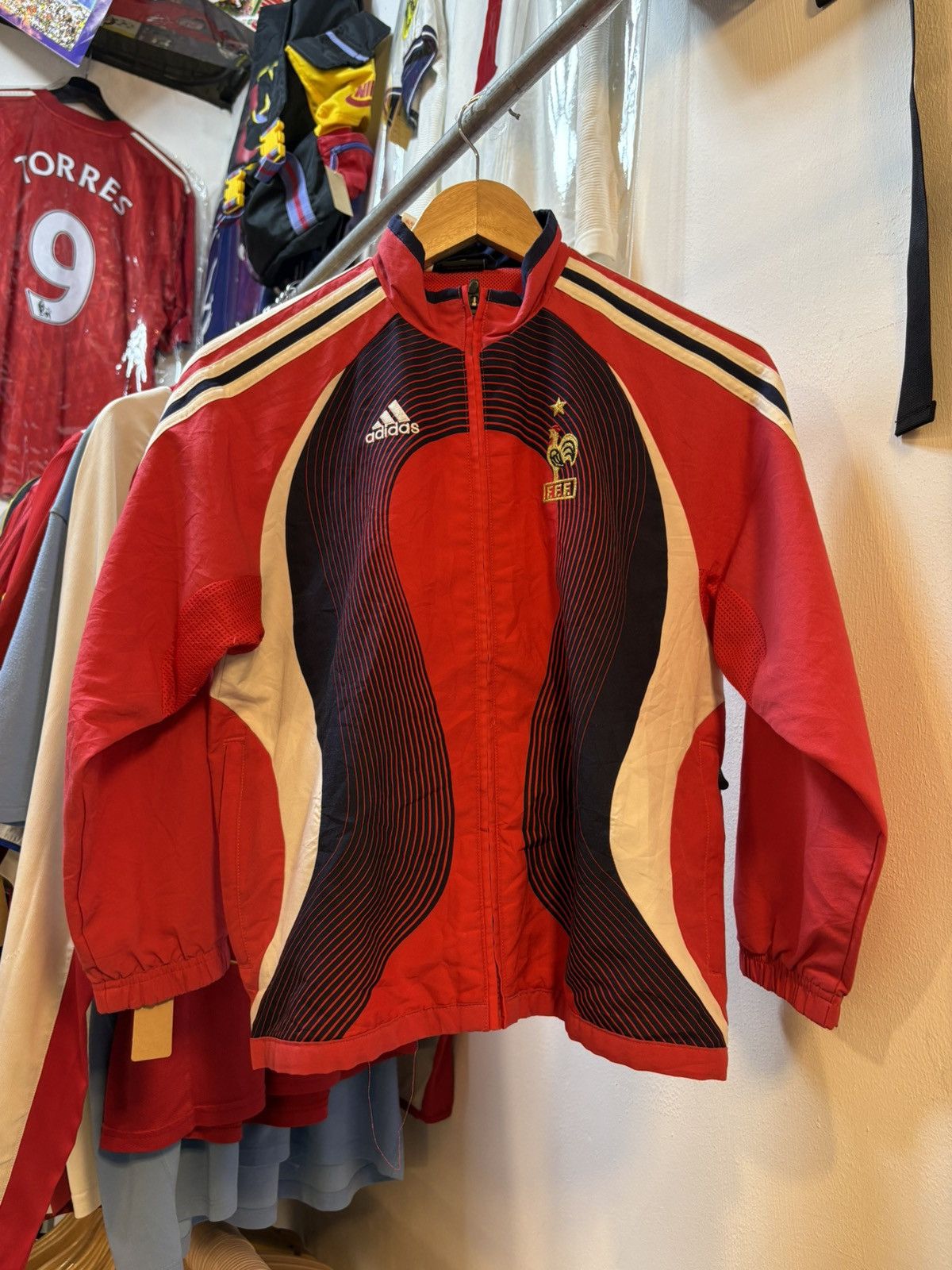 Adidas Vintage Y2K France Football Tracksuit Size US S / EU 44-46 / 1 - 1 Thumbnail