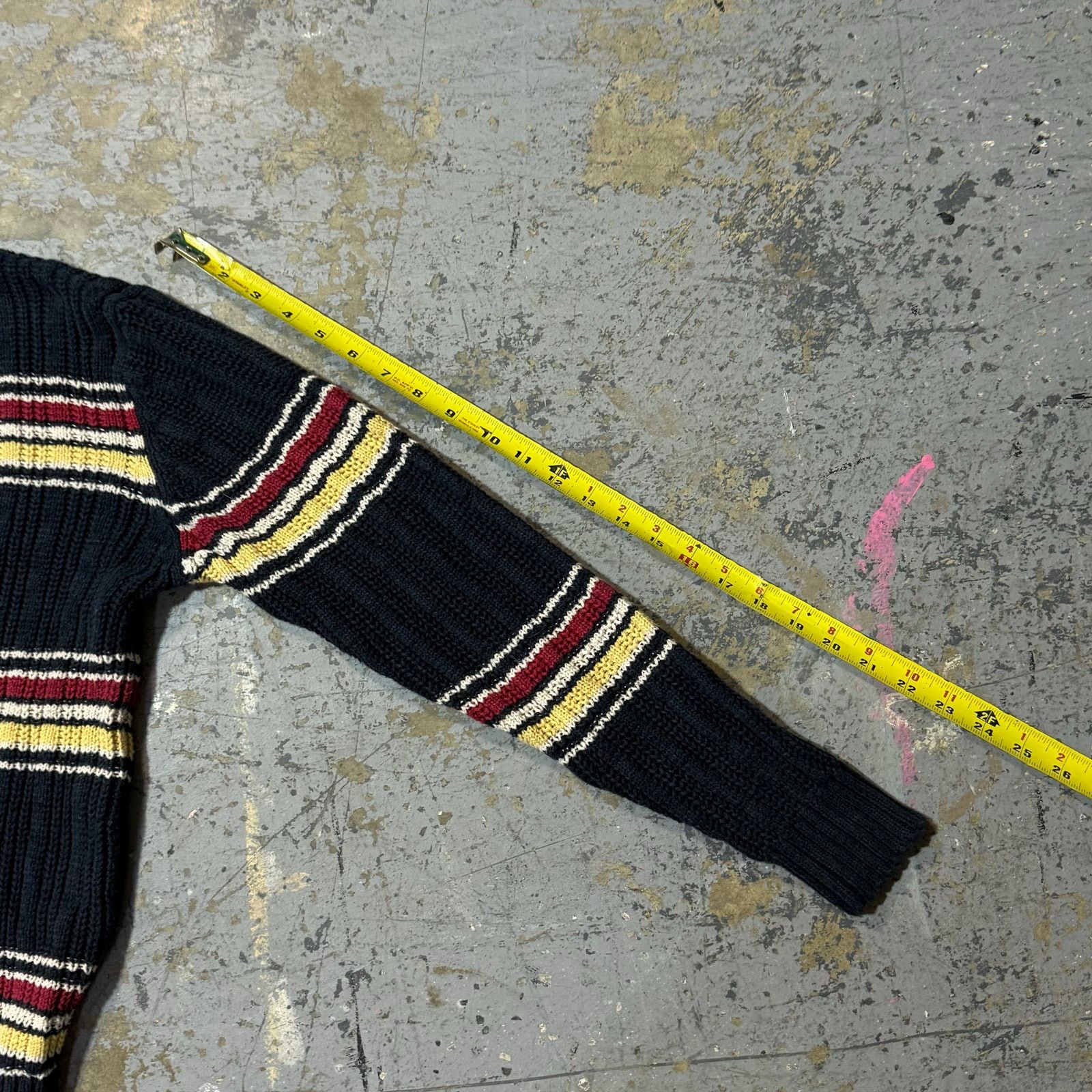 Vintage Vintage Striped Knit Sweater Size US M / EU 48-50 / 2 - 4 Thumbnail