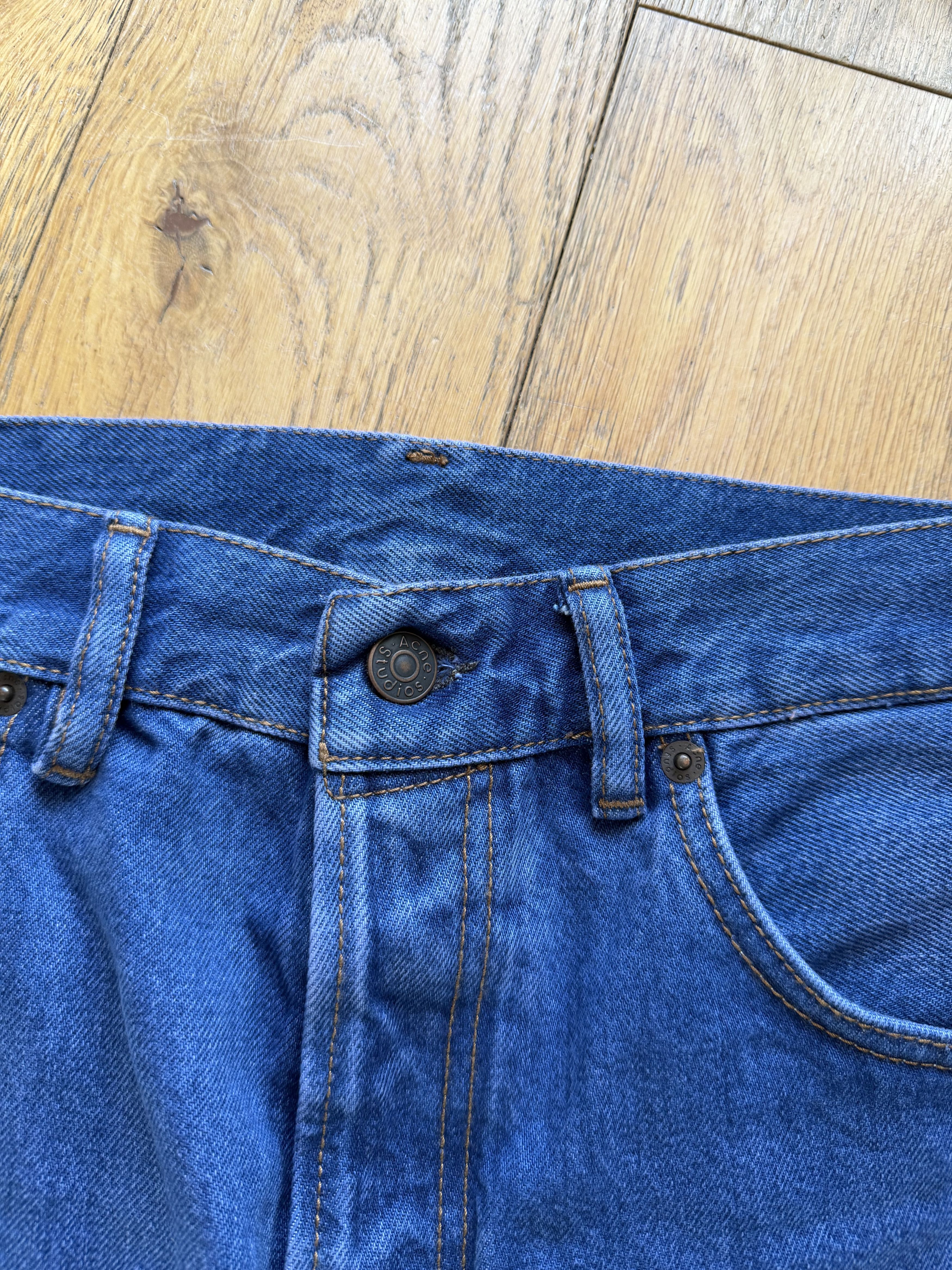 Acne Studios Acne Studios 2021 Brutus Blue denim jeans Size US 29 - 3 Thumbnail