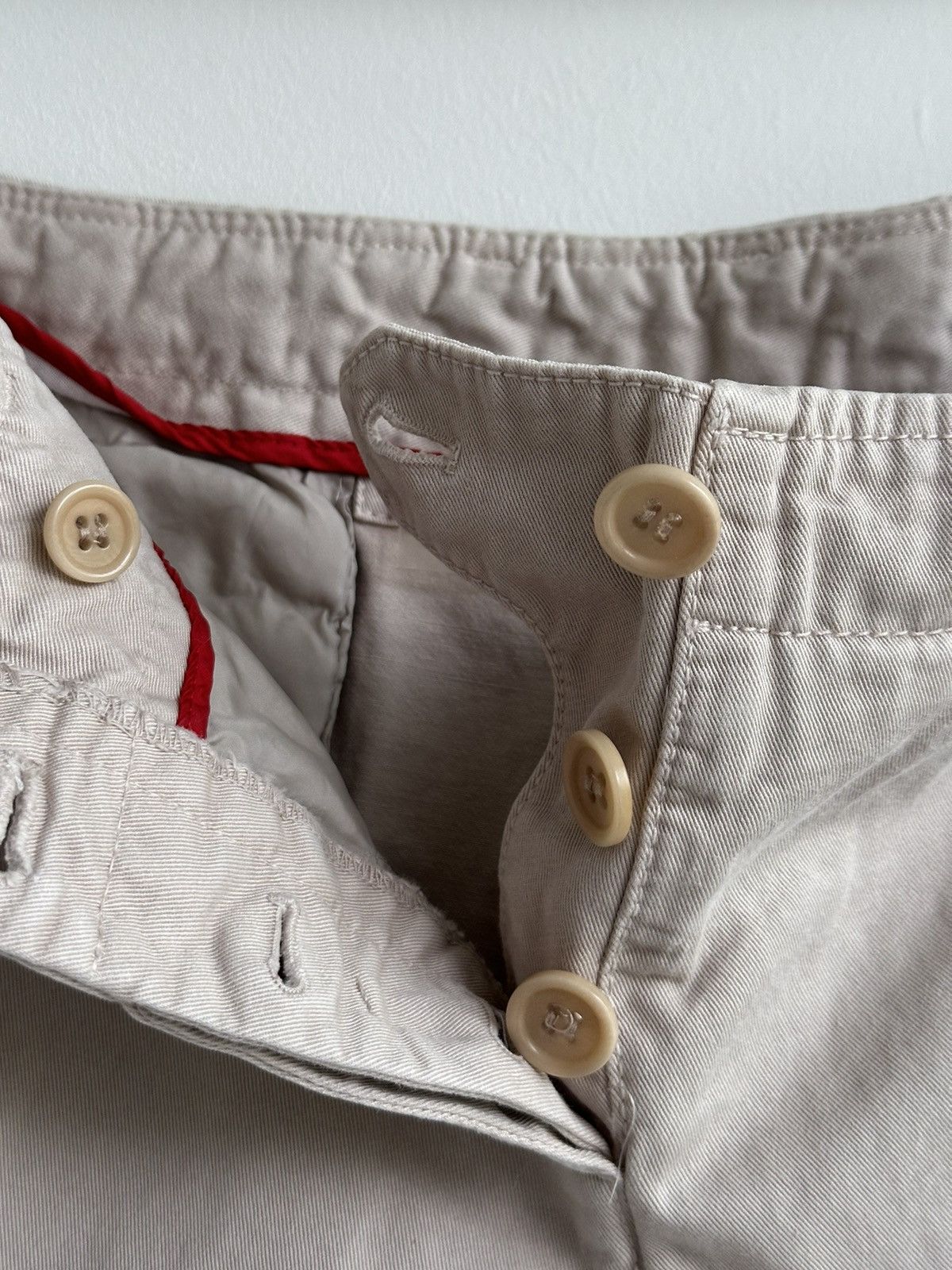 Prada 2003 Prada Cotton Beige Bootcut Chino Pants Women Size IT 42 Size 28" / US 6 / IT 42 - 9 Thumbnail