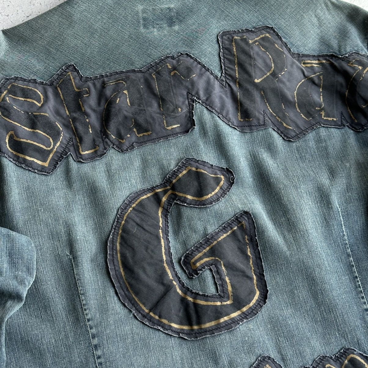 G-Star Vintage G-Star Raw Denim Big Logo Western Snap Button Shirt Size US XL / EU 56 / 4 - 5 Thumbnail