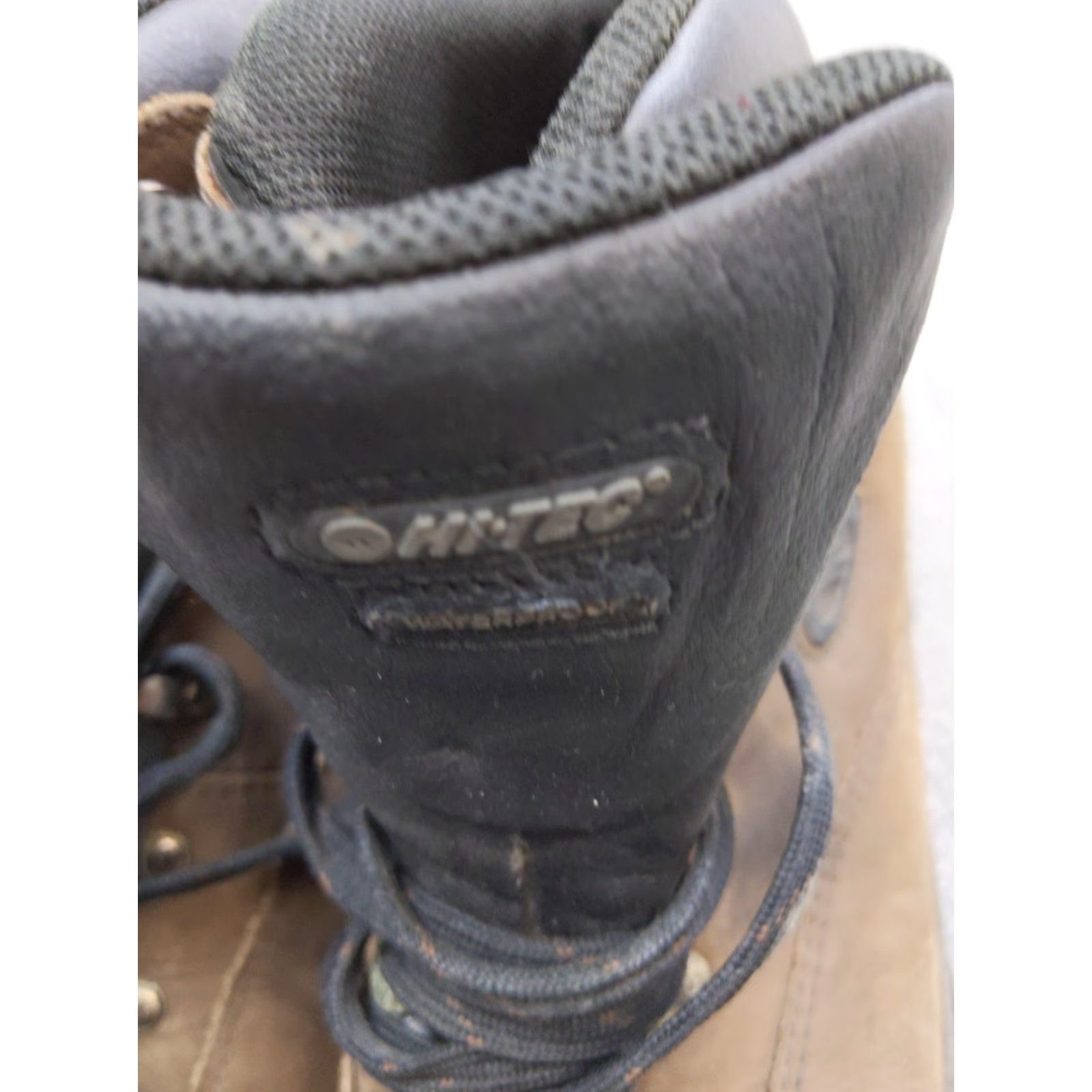 Vintage Hi-Tec Altitude IV W Boots Womens 8.5 Brown Leather Waterproof Hiking Combat Shoes Size US 9 / IT 39 - 4 Thumbnail