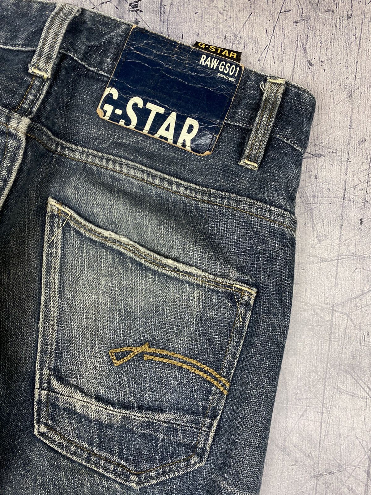G-Star Vintage G Star Raw Jeans Denim Pants Size US 29 - 4 Thumbnail