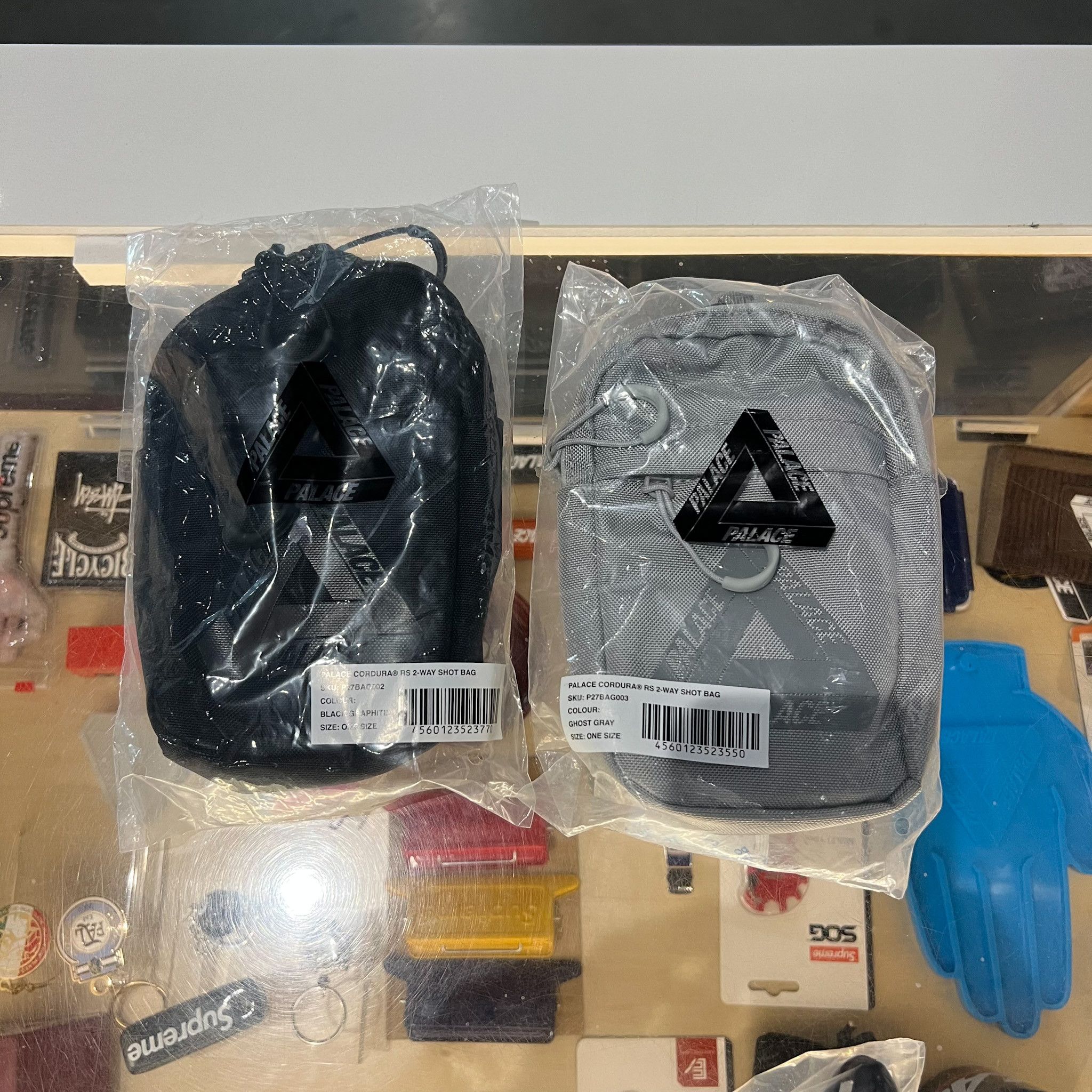 Palace Palace Cordura RS 2-Way Shot Bag Black Graphite | Grailed