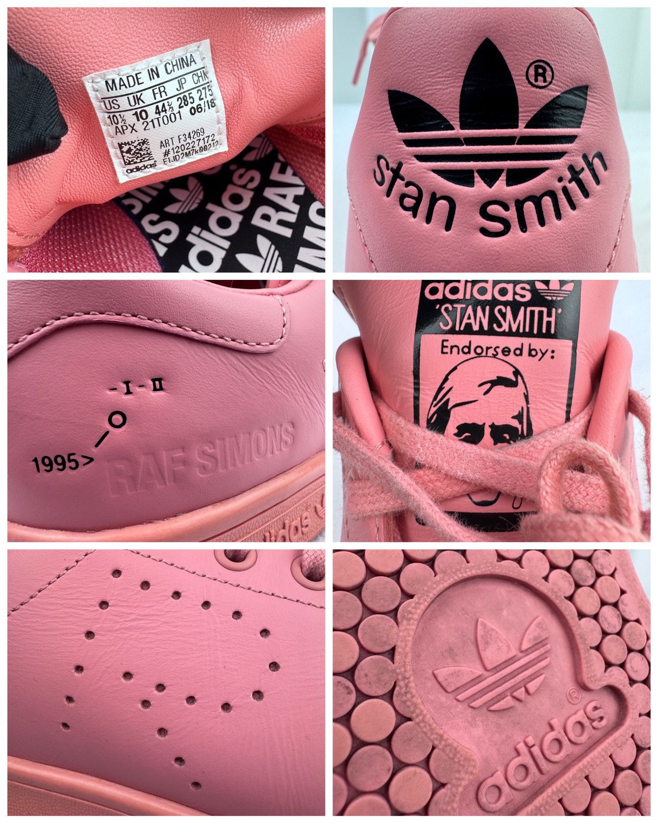 Adidas × Raf Simons Adidas Raf Simons Stan Smith Pink Size 10.5 Full Set Size US 10.5 / EU 43-44 - 7 Thumbnail