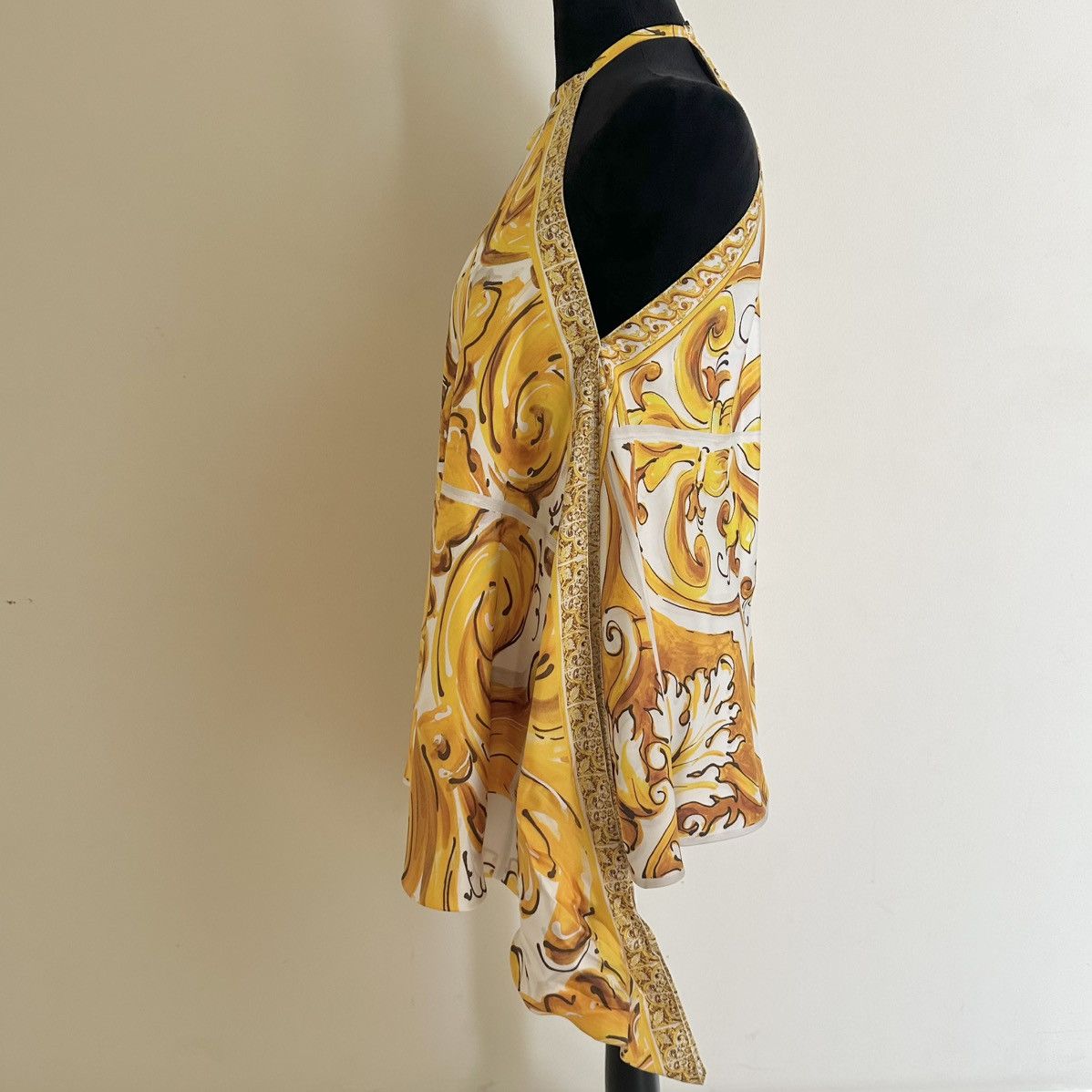 Dolce & Gabbana Dolce & Gabbana Majolica-print halterneck top Size M / US 6-8 / IT 42-44 - 11 Thumbnail